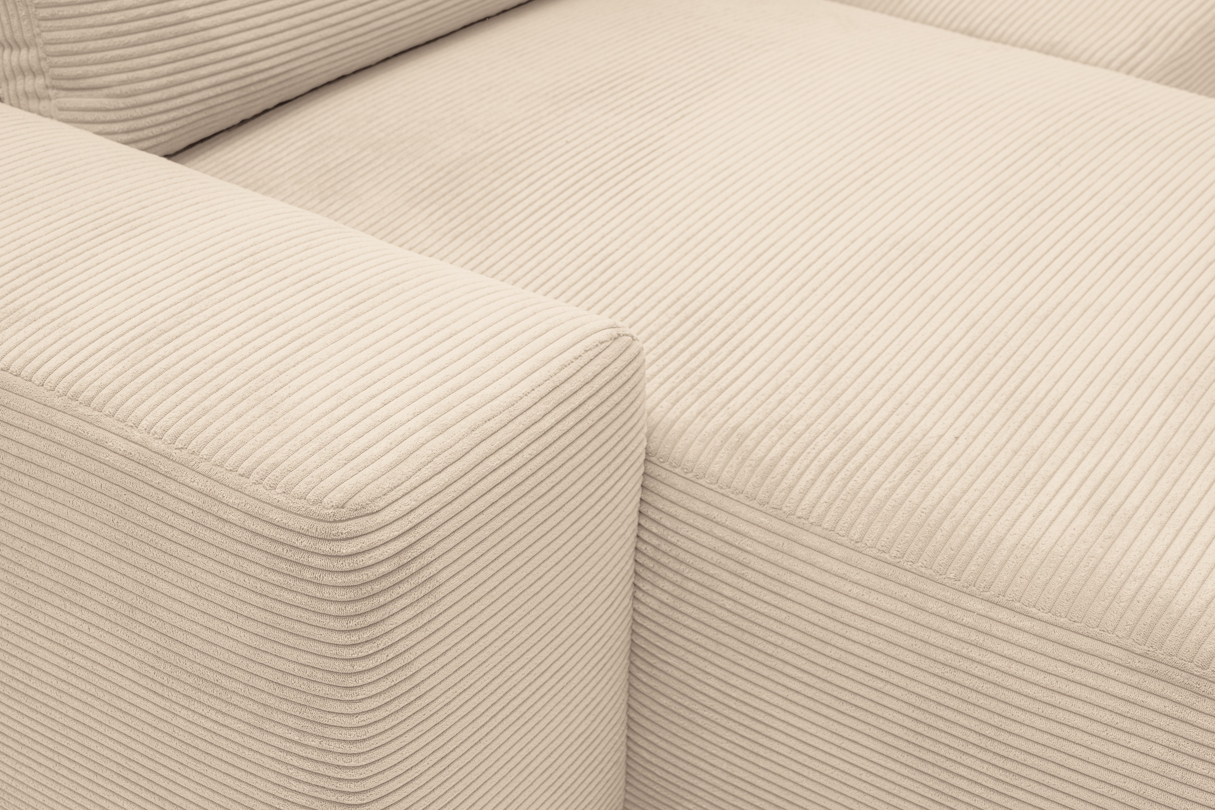 WERK2 Ecksofa »Amsterdam, zeitlos und elegant, Breite 300cm, L-Form«, Design Ecksofa mit hohem Komfort, Schlaffunktion & Bettkasten