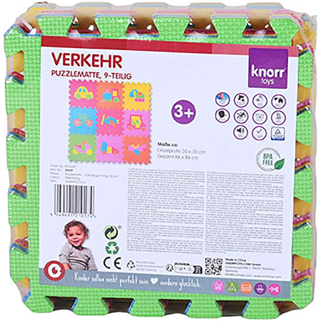 Knorrtoys® Puzzle »Verkehr«, Puzzlematte, Bodenpuzzle