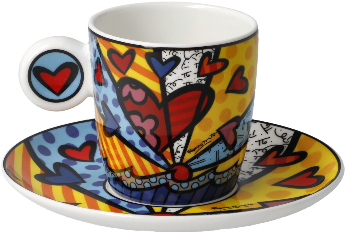 Thumbnail - Goebel Espressotasse "Britto", Pop Art, Fine Bone China, Romero Britto - A New Day