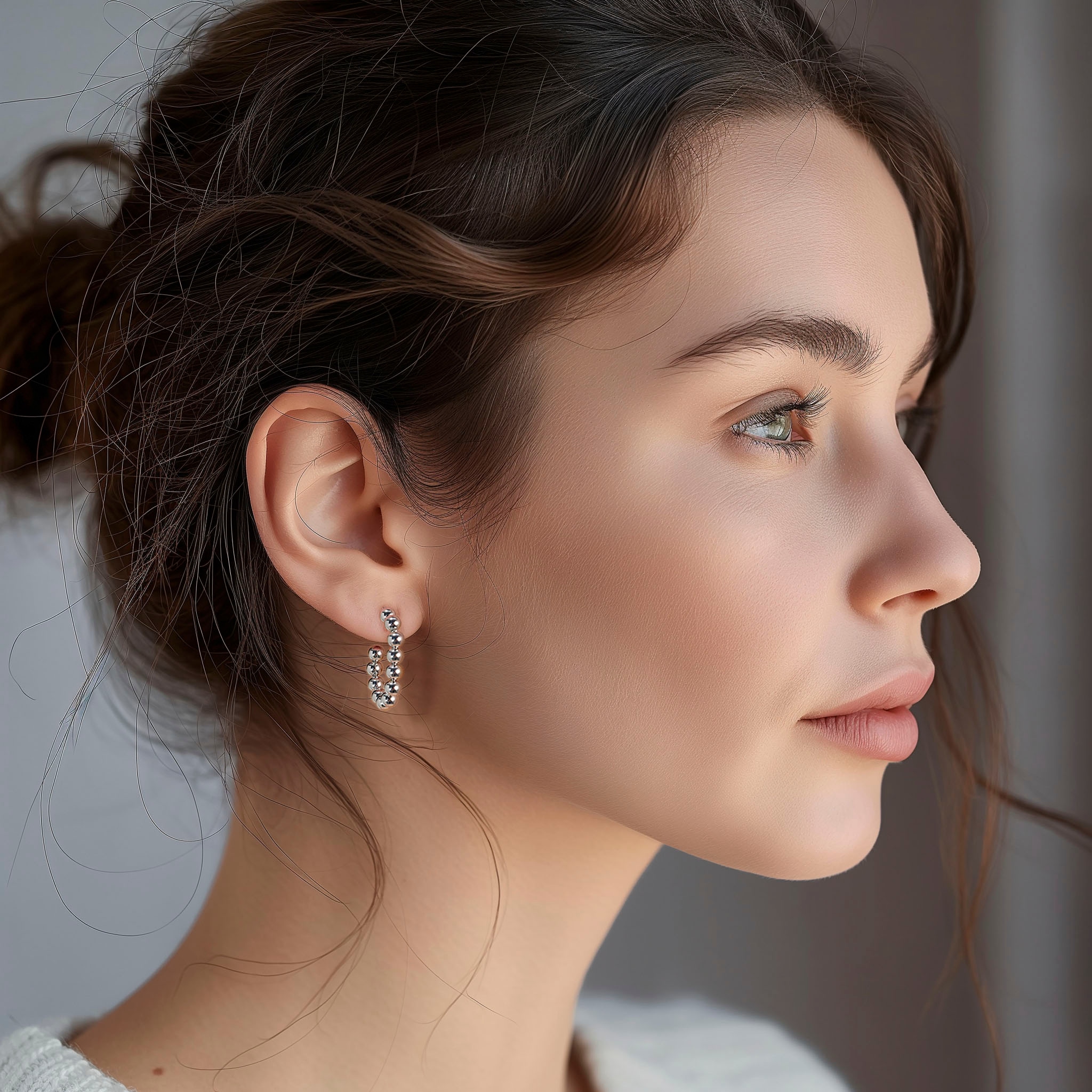 Firetti Paar Creolen »Schmuck Geschenk Edelstahl Ohrschmuck Ohrringe Bubble«