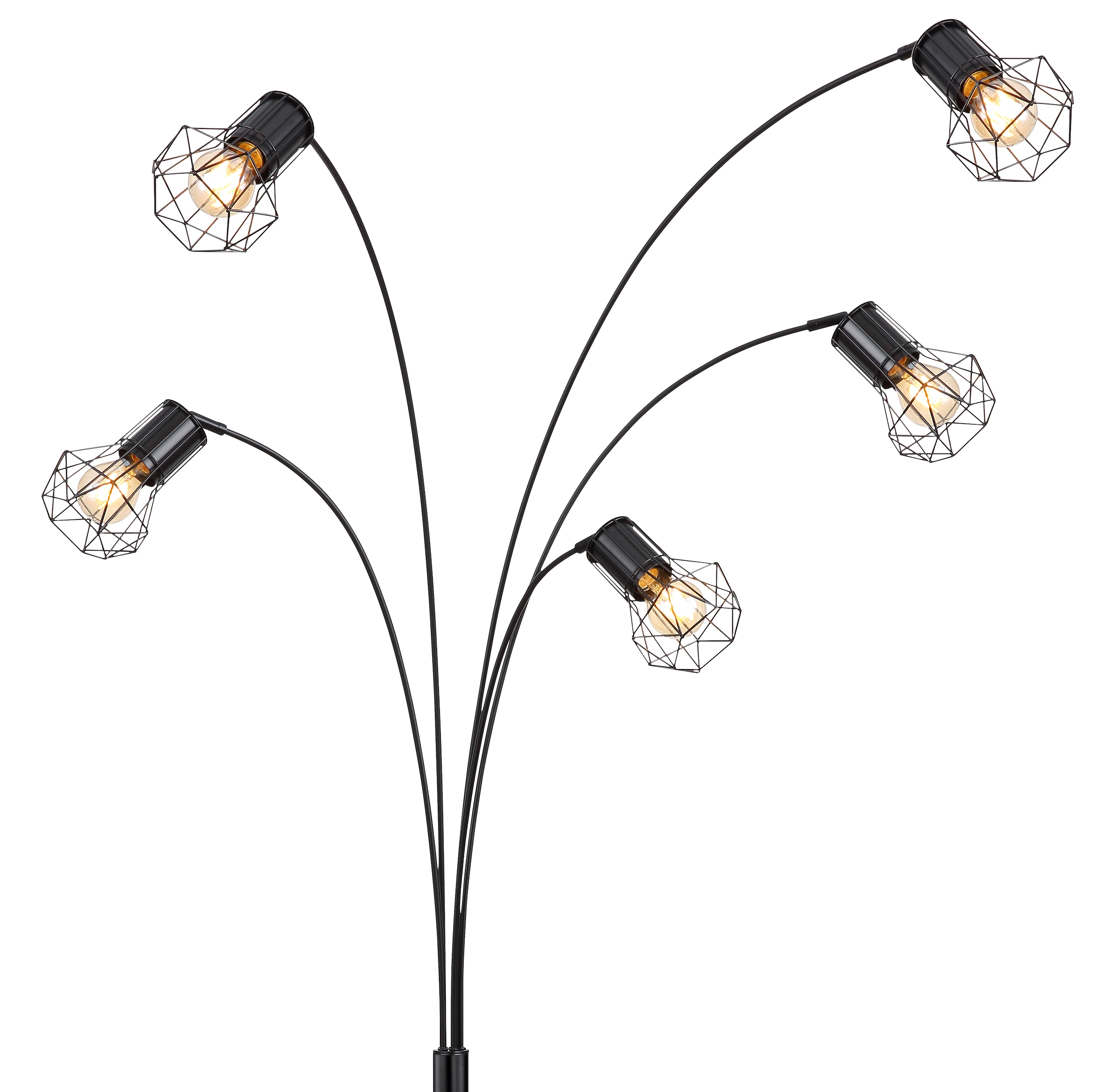GLOBO LIGHTING Stehlampe »PRISKA« E27 1 Stk. Stehlampe Wohnzimmer Schlafzimmer Flur Design-Leuchte