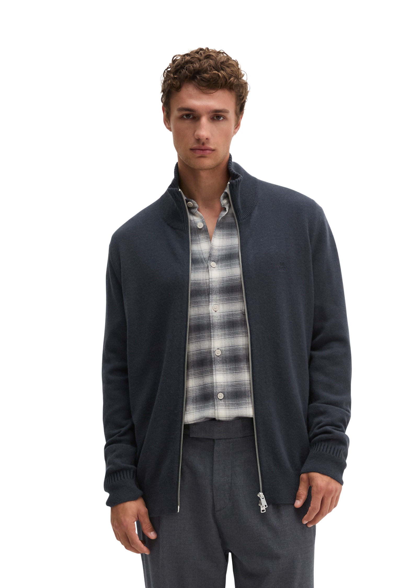 Marc OPolo Cardigan "aus Bio-Baumwoll-Schurwoll-Mix"