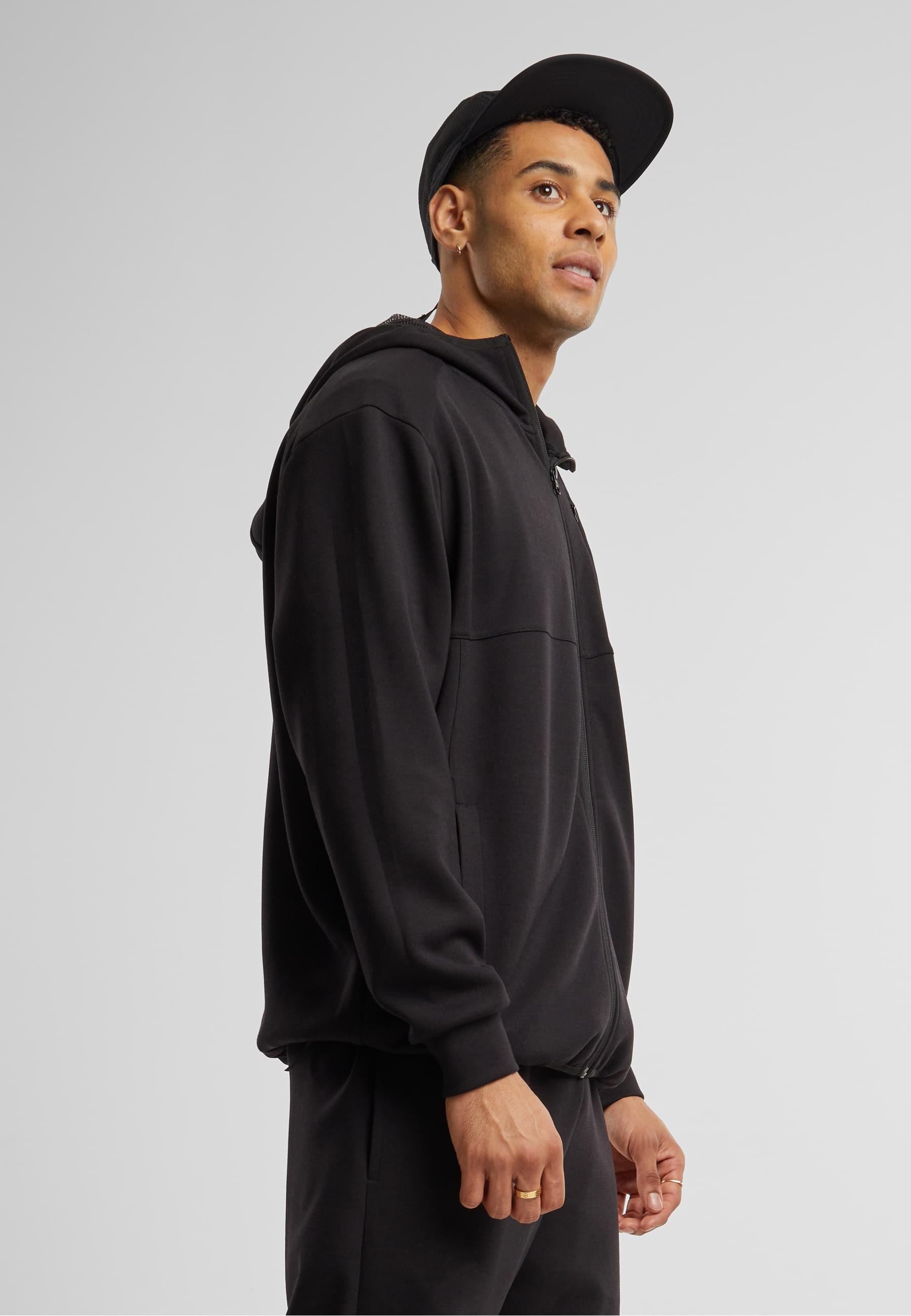 URBAN CLASSICS Sweatjacke »Urban Classics Scuba Zip Pocket Hoody«