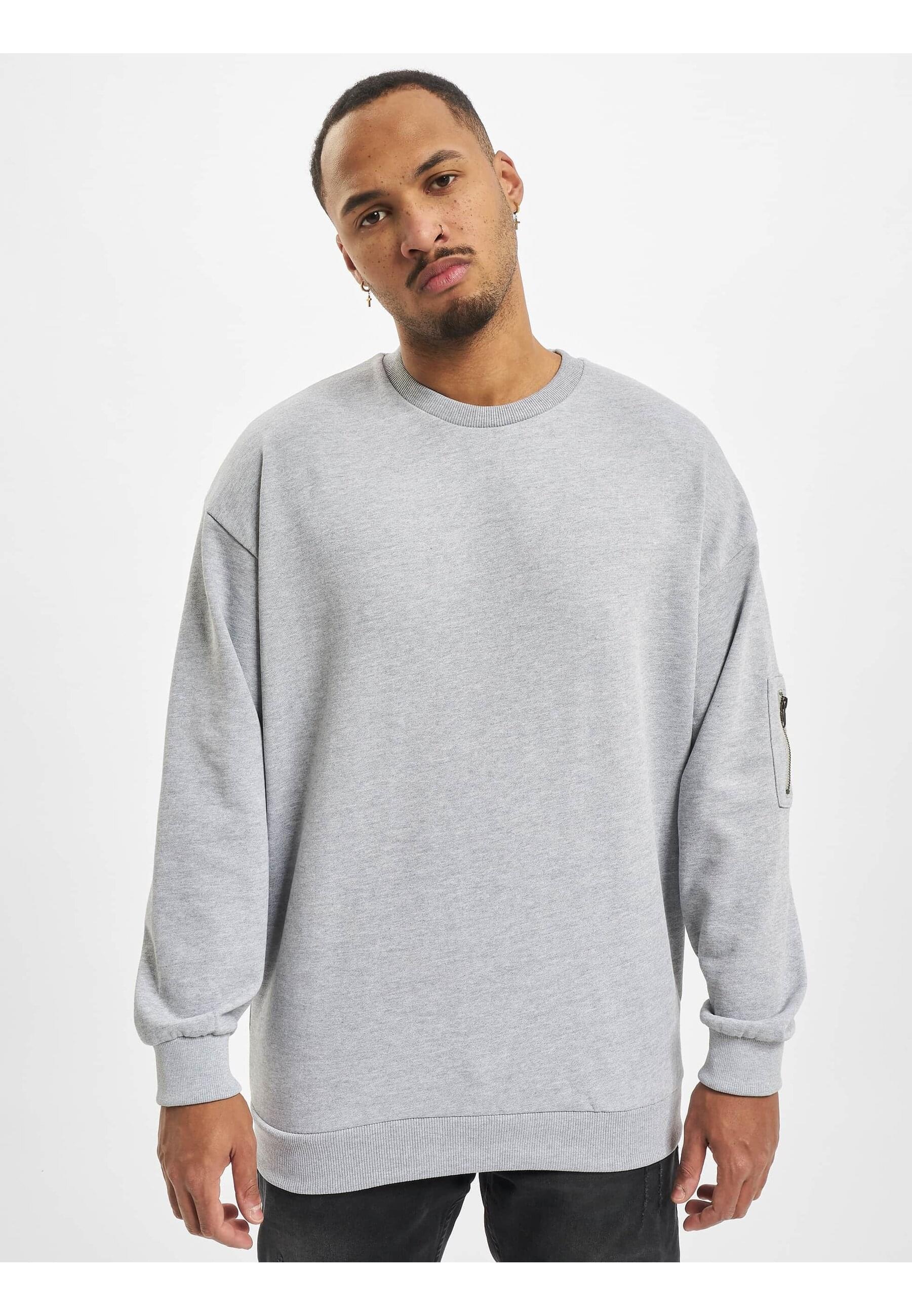 DEF Rundhalspullover »DEF Herren Crewneck Joe«, (1 tlg.)