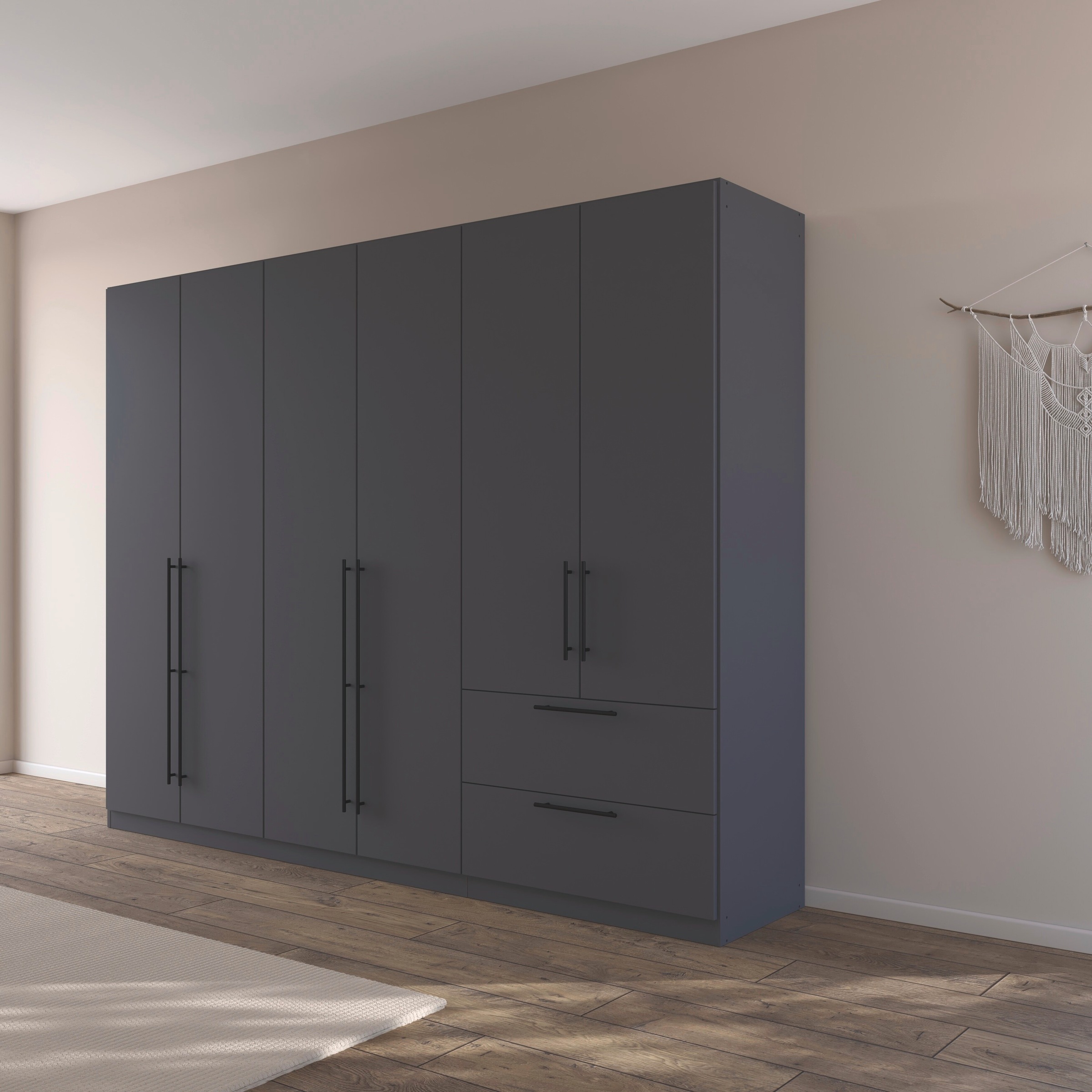 Thumbnail - rauch Kleiderschrank "Drehtürenschrank Schrank Garderobe Wäscheschrank Schlafzimmer AVOLA" in 3 verschiedenen Ausstattun...