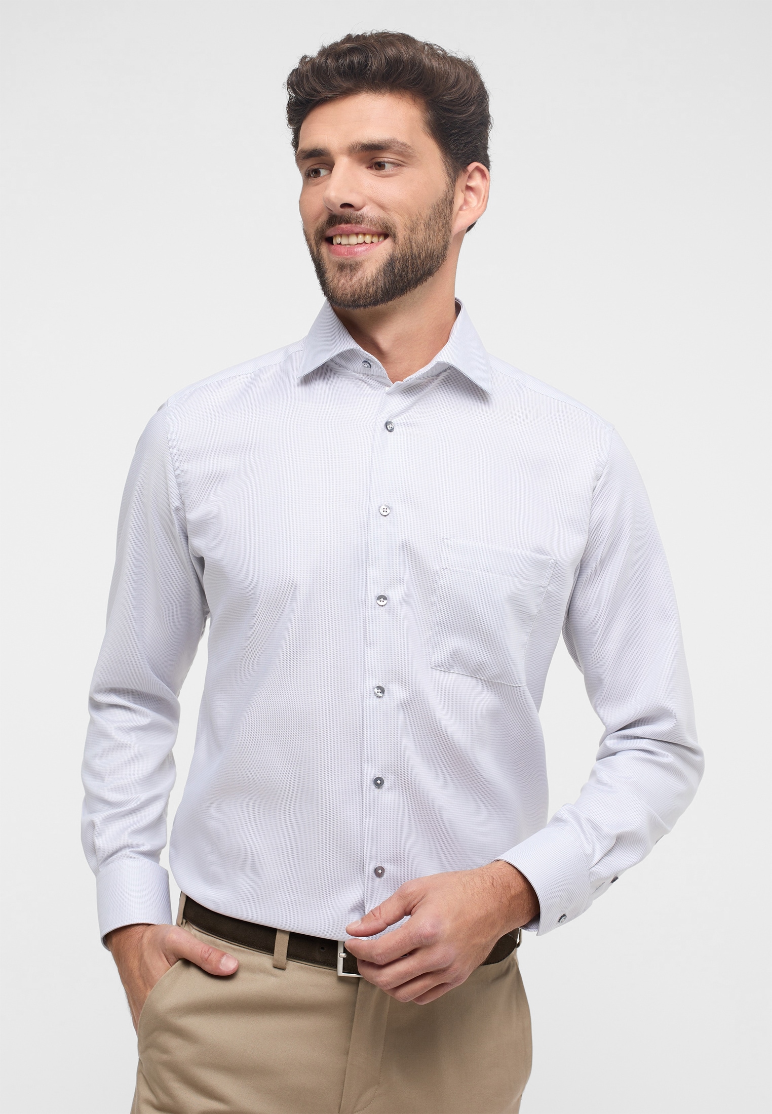 Eterna Langarmhemd »MODERN FIT«, NON IRON (bügelfrei)