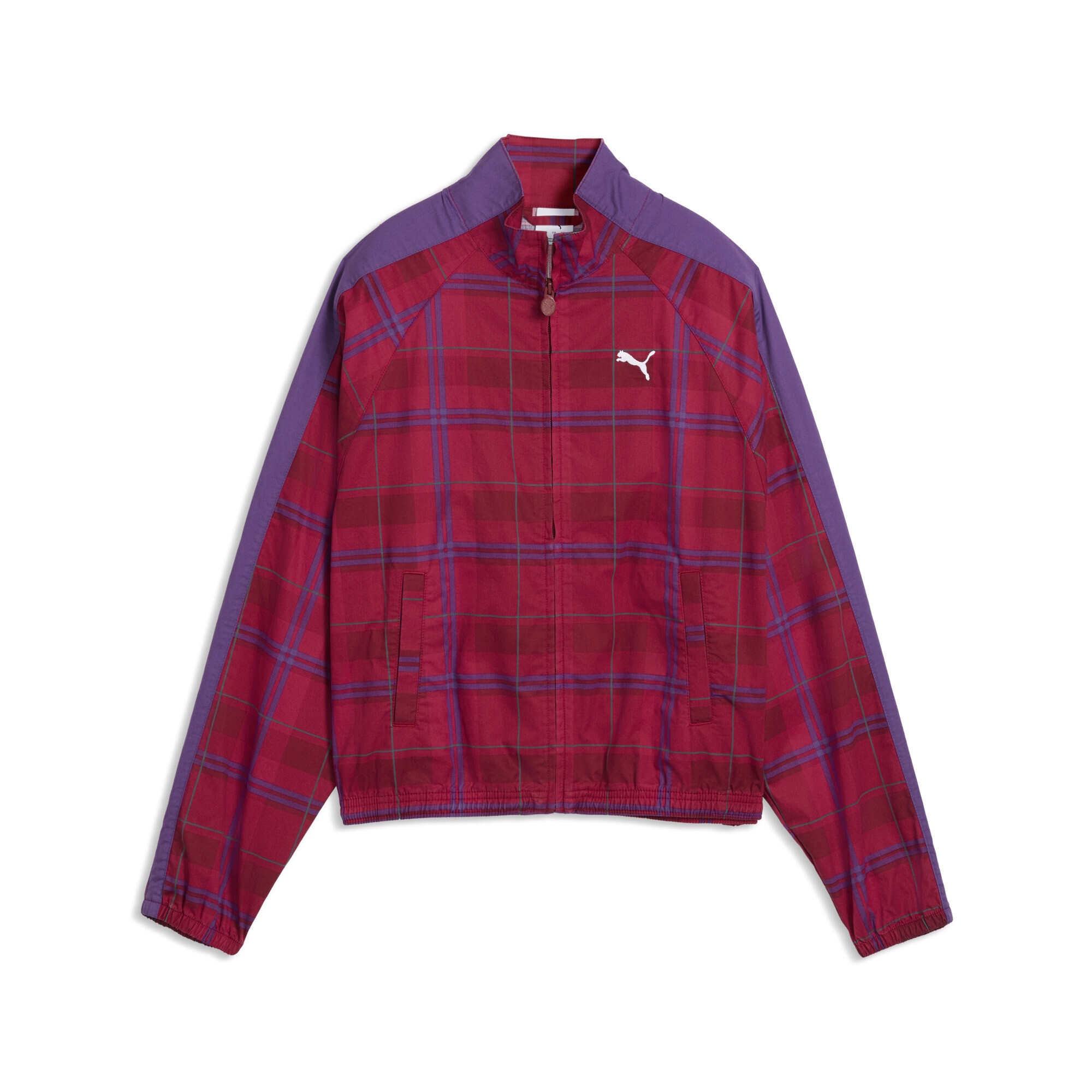 PUMA "T7 Relaxed Tartan-Jacke Damen"