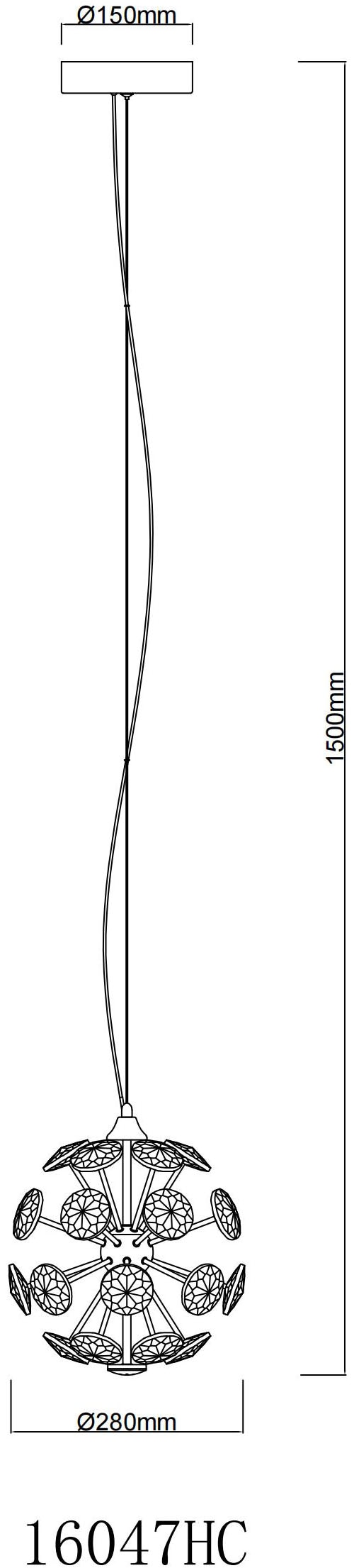 GLOBO LIGHTING Hängeleuchte »VIRINA« LED-Modul 1 Stk. Warmweiß Hängelampe Esszimmer-Leuchte Esstischleuchte Wohnzimmer