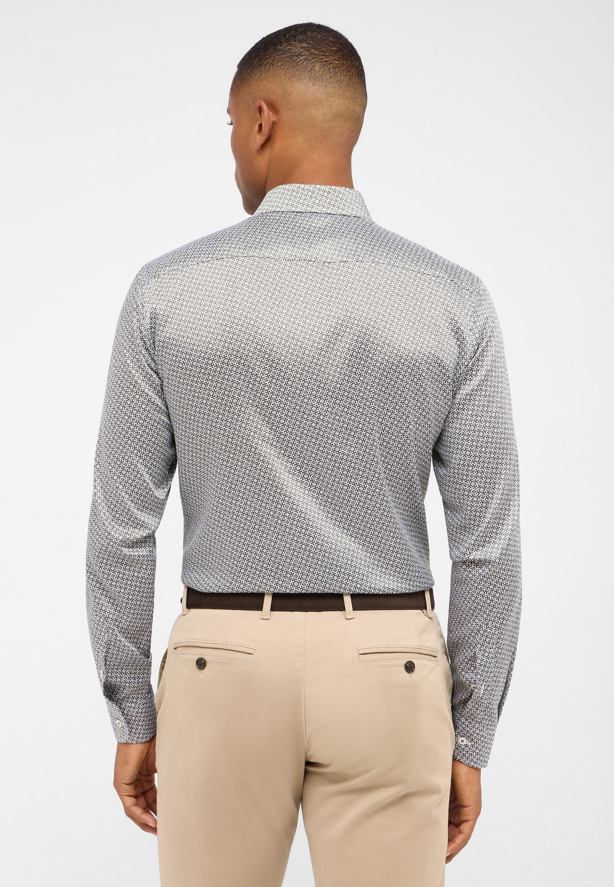 Eterna Langarmhemd »SLIM FIT« EASY IRON (bügelleicht)