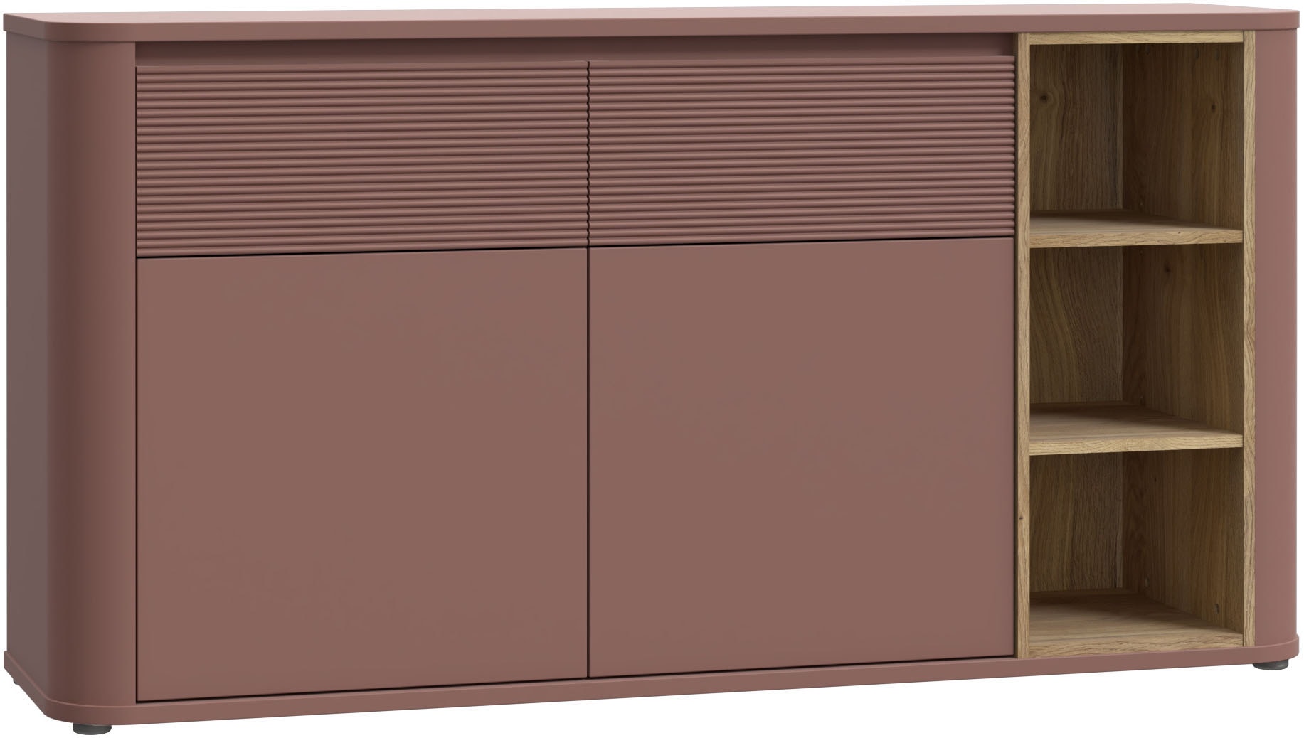 FORTE Sideboard B/H/T 160/83,1/41,3 cm, Stauraum, MDF Front
