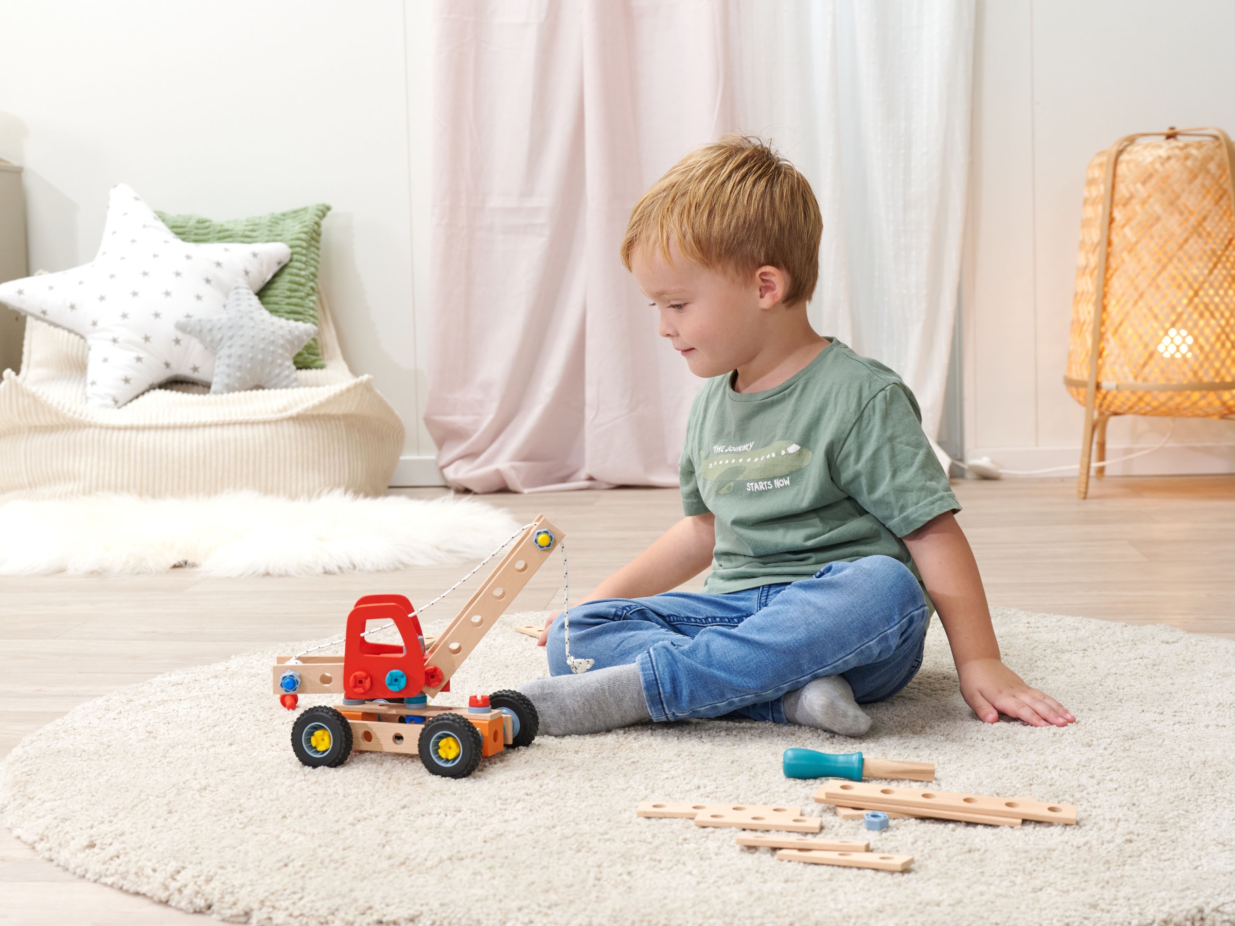 Eichhorn Konstruktionsspielsteine »Constructor Kranwagen«