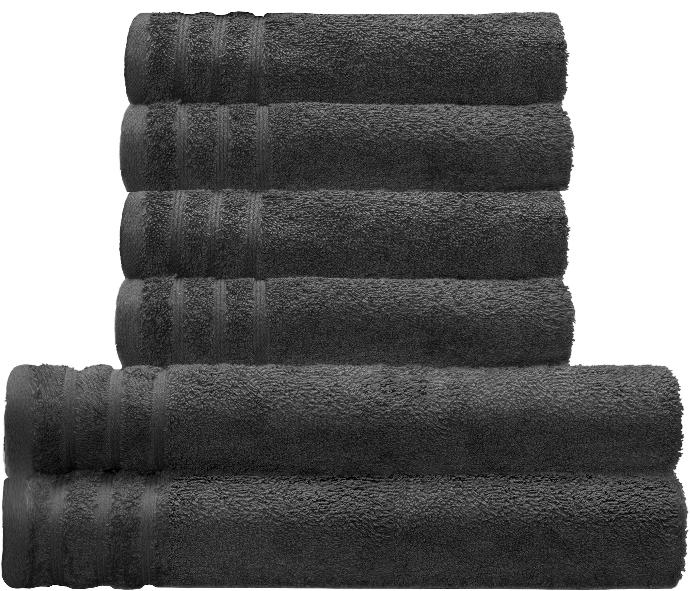 Kleine Wolke Handtuch Set "Royal, 6 Stück (4 Handtücher 50/100 cm + 2 Dusch günstig online kaufen