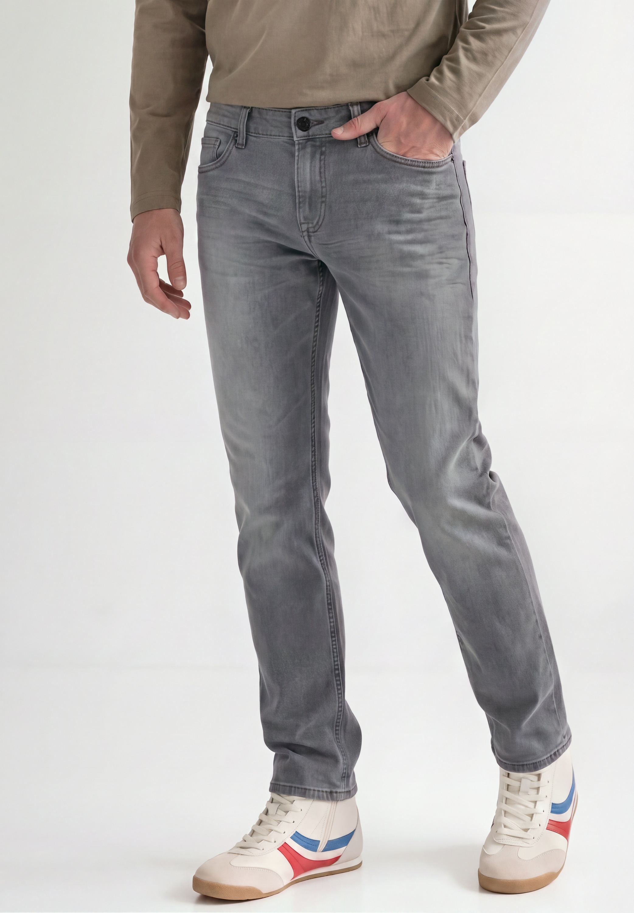 STREET ONE MEN Regular-fit-Jeans Middle Waist