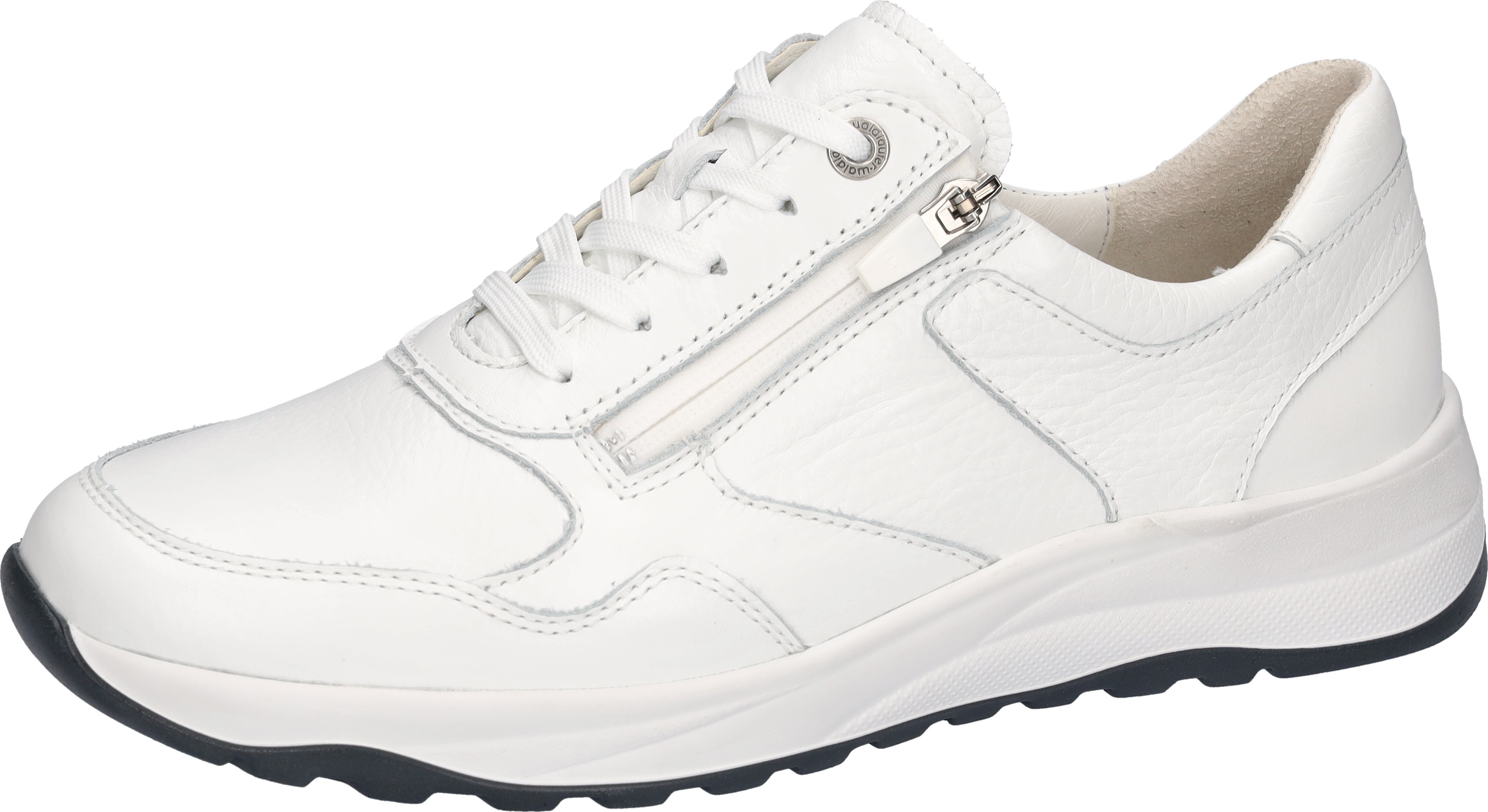 Waldläufer Schnürschuh "K-John" Schnürschuh, Bequemschuh, H-Weite, mit seitlichem Reißverschluss
