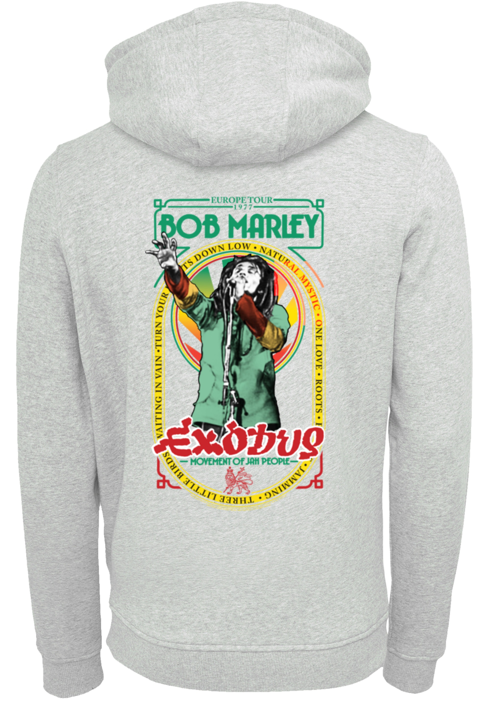 F4NT4STIC Kapuzenpullover »Bob Marley Reggae Music Exodus Singing«, Premium Qualität, Band, Logo