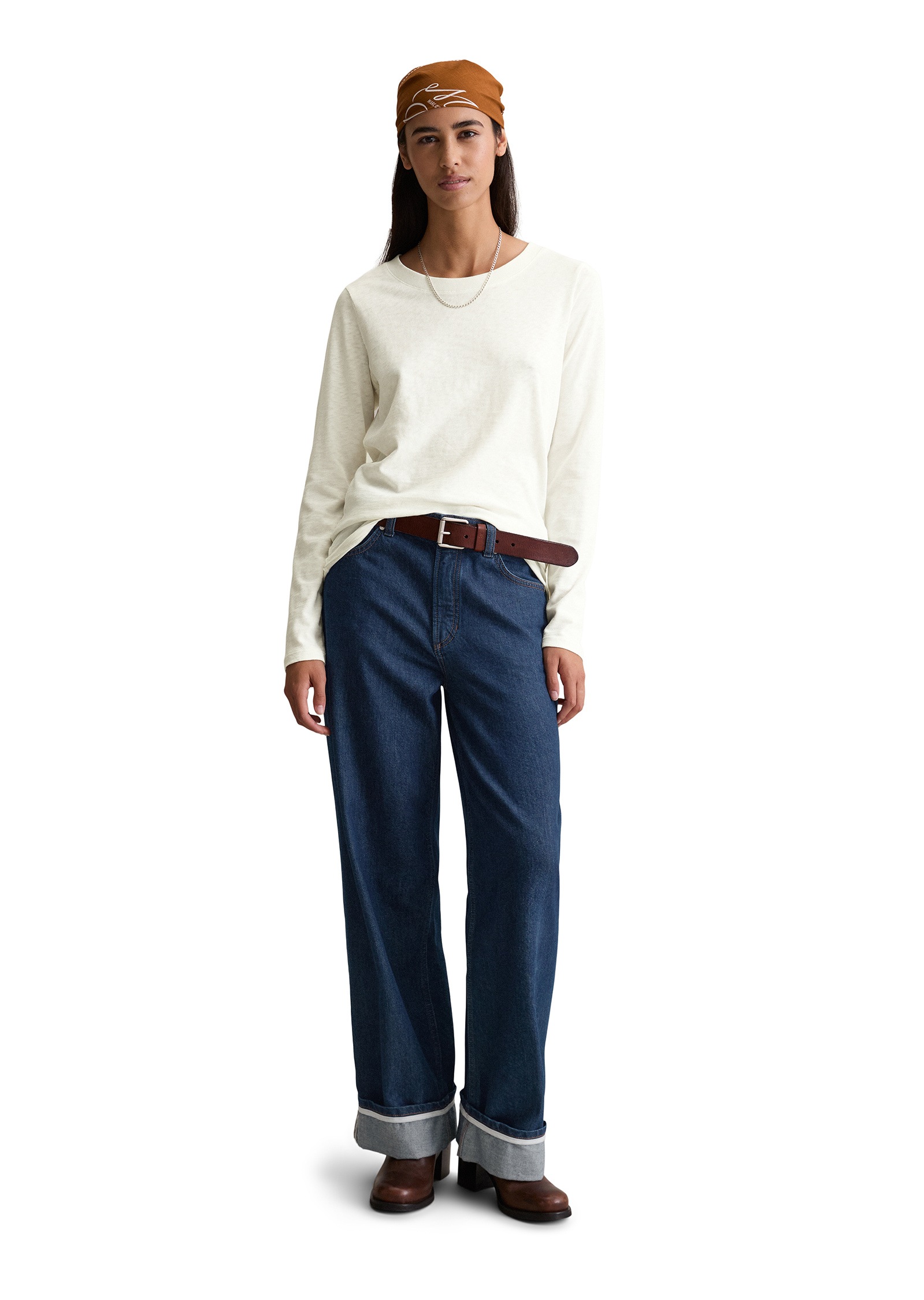 Marc O'Polo DENIM Langarmshirt »aus Heavy Slub Jersey«