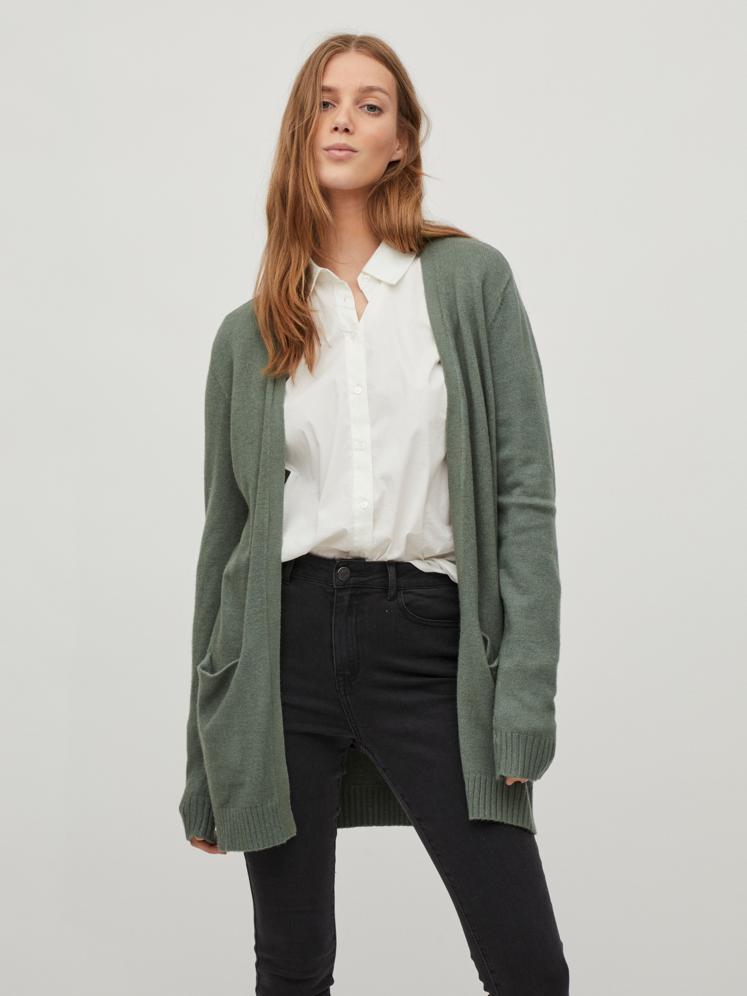 Vila Strickjacke "VIRIL OPEN L/S KNIT CARDIGAN - NOOS" günstig online kaufen