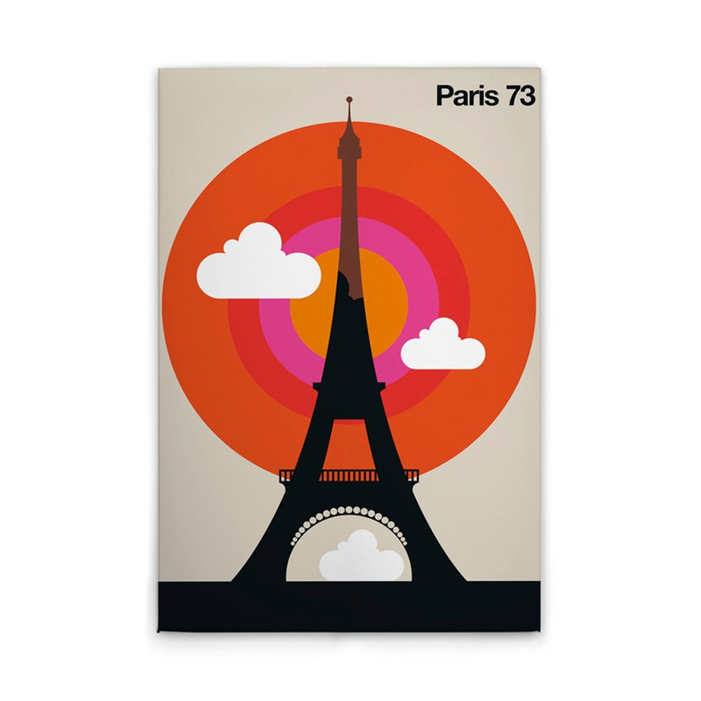 A.S. Création Leinwandbild "Paris73 - Wandbild Creme Schwarz Orange Keilrah günstig online kaufen