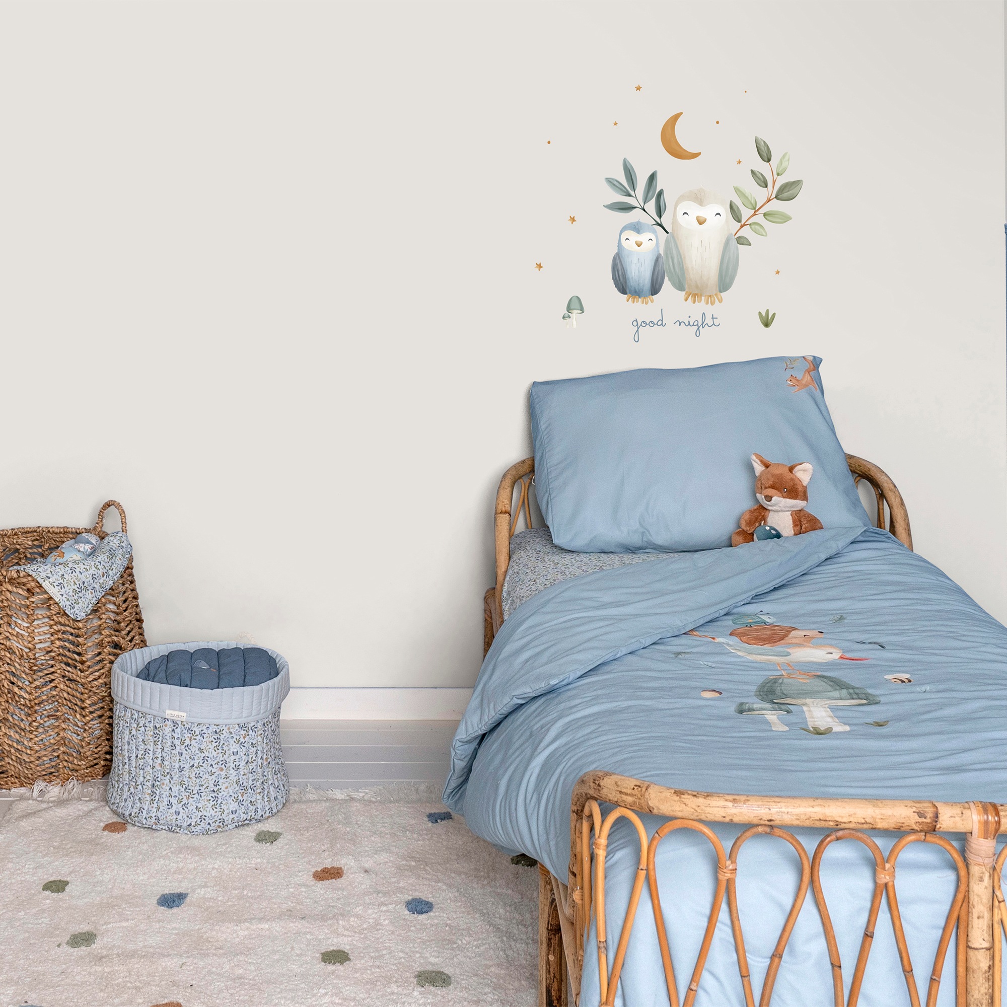 LITTLE DUTCH Wandtattoo »Wandsticker Set Forest Friends Good Night (45x40cm)«, (1 St.)