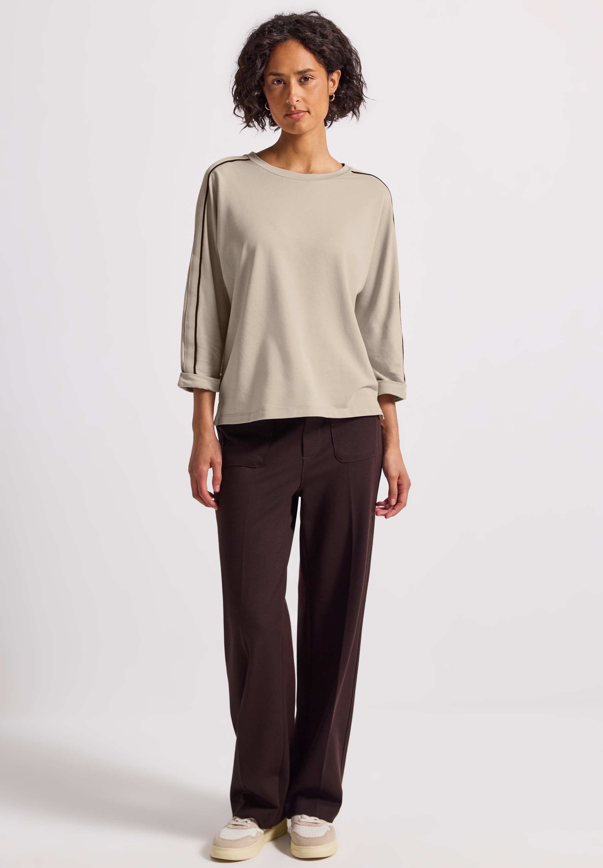 Thumbnail - STREET ONE 3/4-Arm-Shirt im soften Baumwoll-Mix