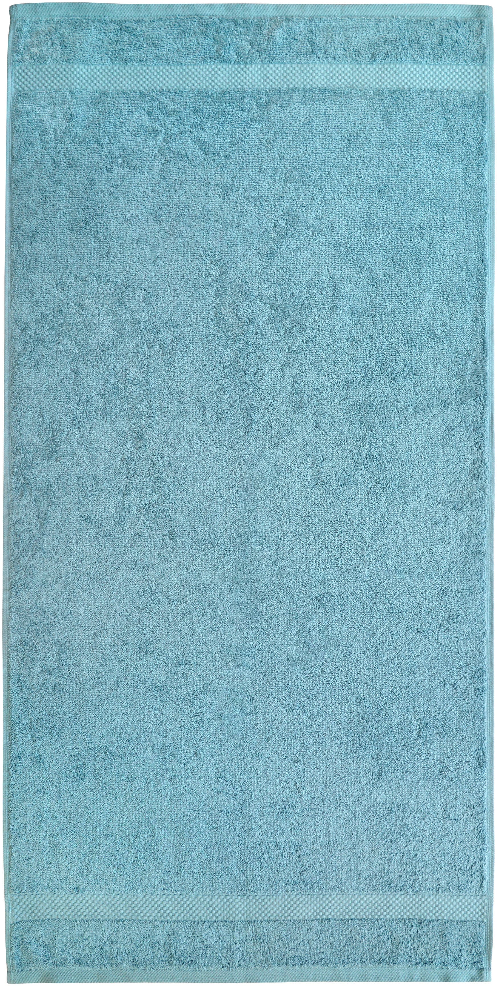 Duschtuch DYCKHOFF, B:70cm L:140cm, grün, Walkfrottier, Obermaterial: 100% Baumwolle, Handtücher, "Planet"