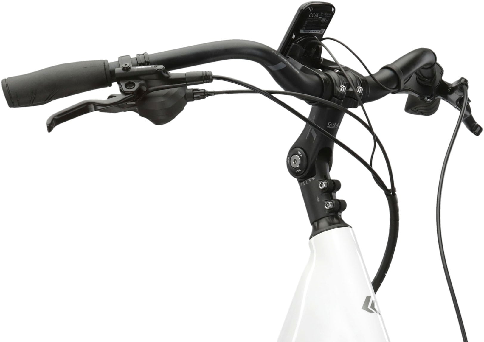 Kross E-Bike »KROSS E-Trekkingrad Trans 5.0 28" weiß 9 Gänge«, 9 Gang, microSHIFT, ADVENT M619, Mittelmotor 250 W