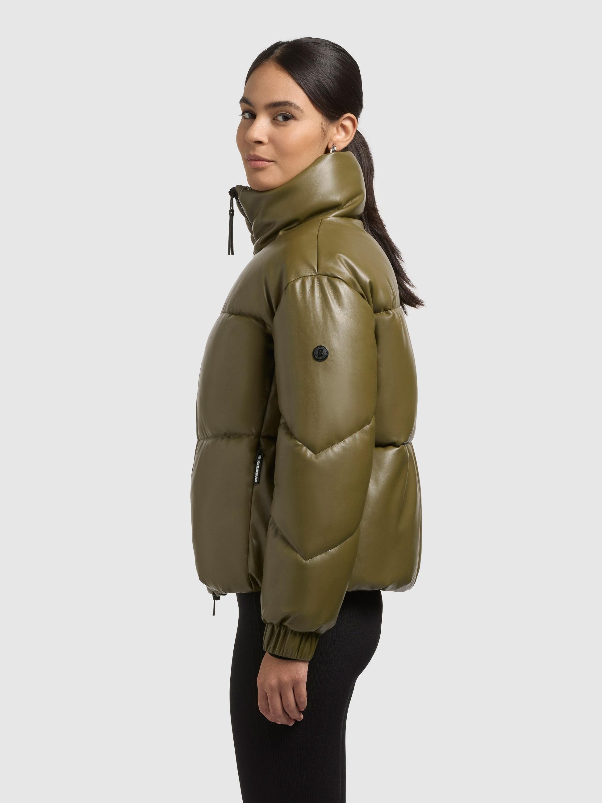 khujo Steppjacke "Khalia" ohne Kapuze Gesteppte Damen Winterjacke in Ledero günstig online kaufen