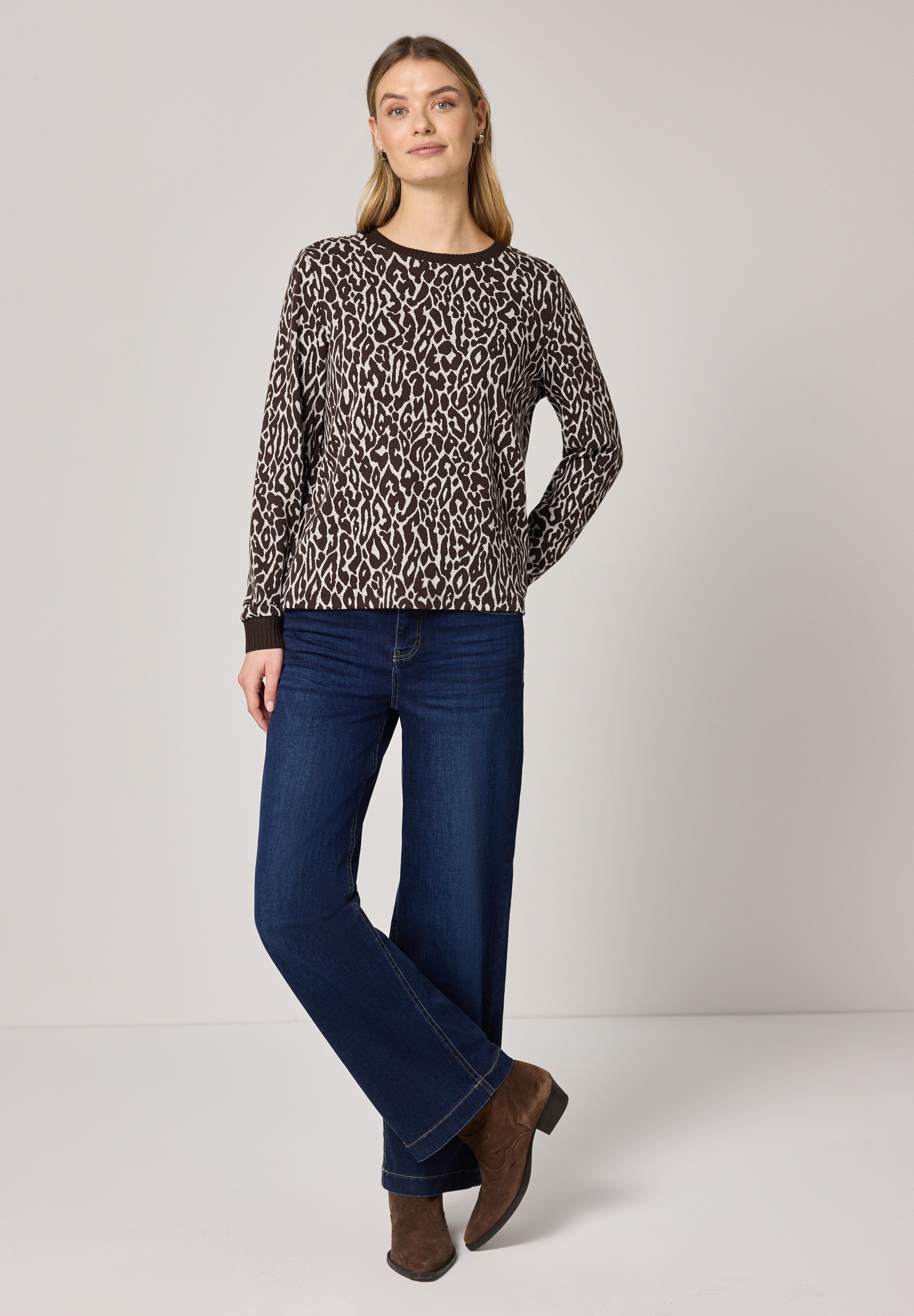 Thumbnail - STREET ONE Langarmshirt Jacquard