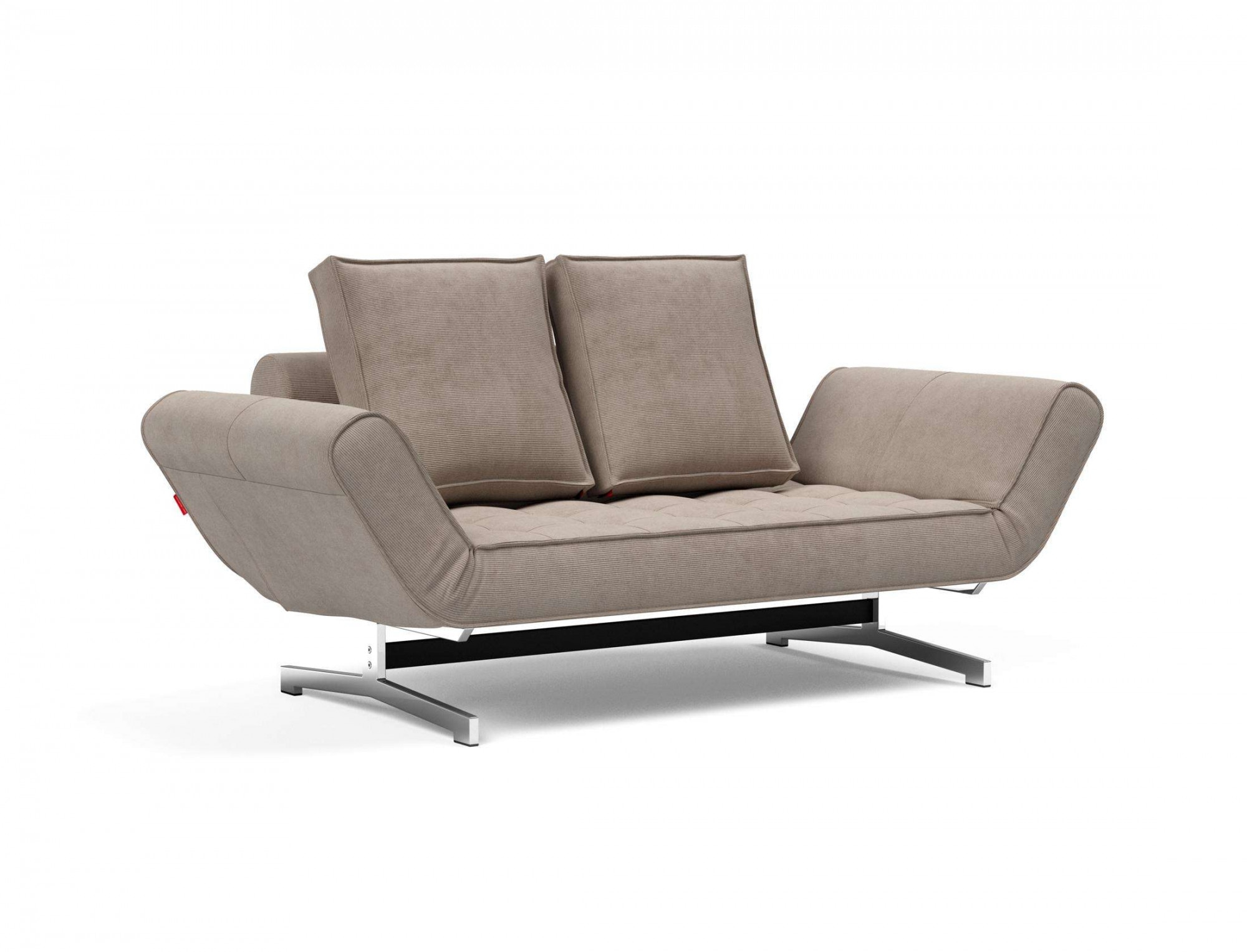 INNOVATION LIVING ™ Stellfläche, geringer Liegefläche »Ghia mit | abklappbar BAUR beidseitig Schlafsofa«, 3-Sitzer große eine