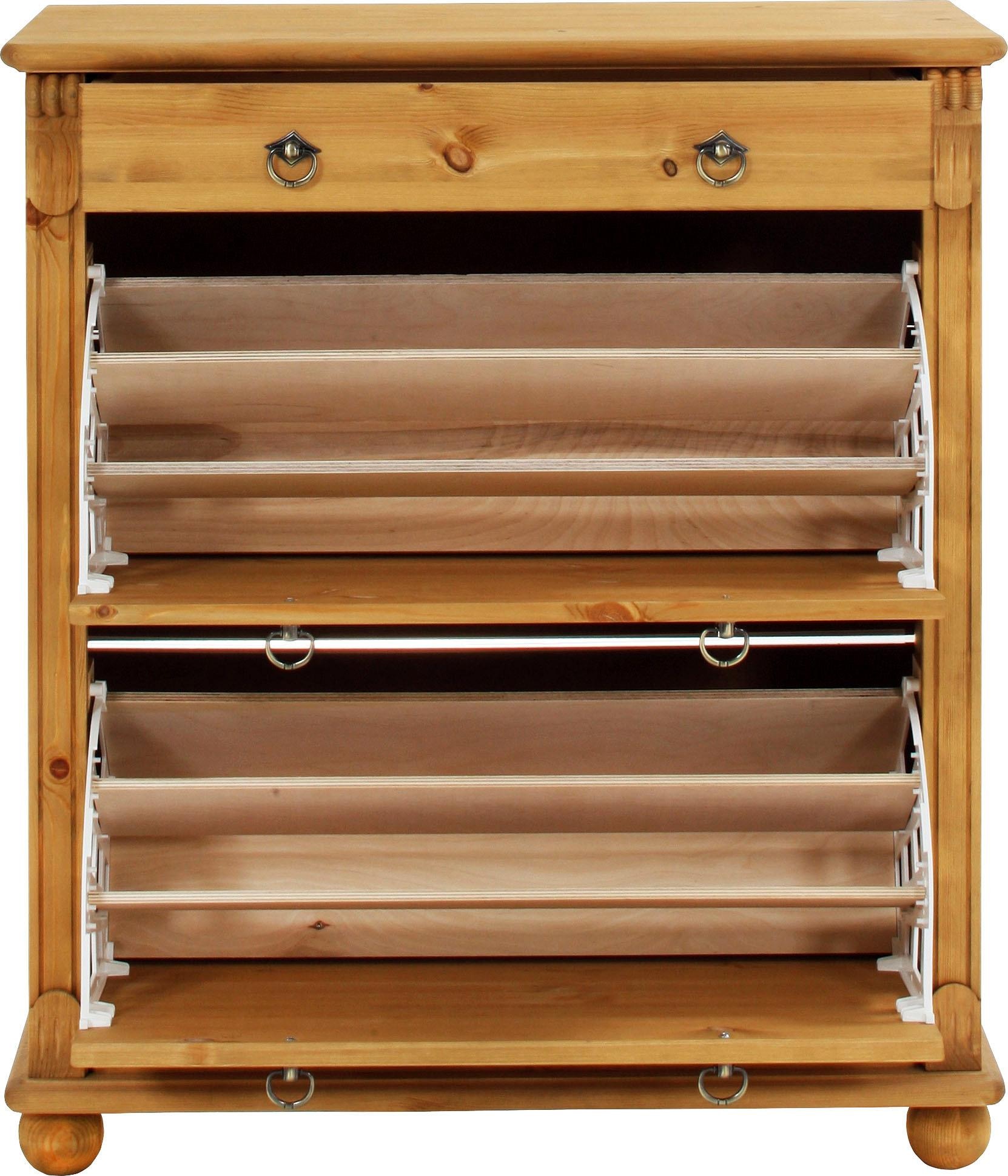 Home affaire Schuhkommode »Tessin«, aus massiver Kiefer