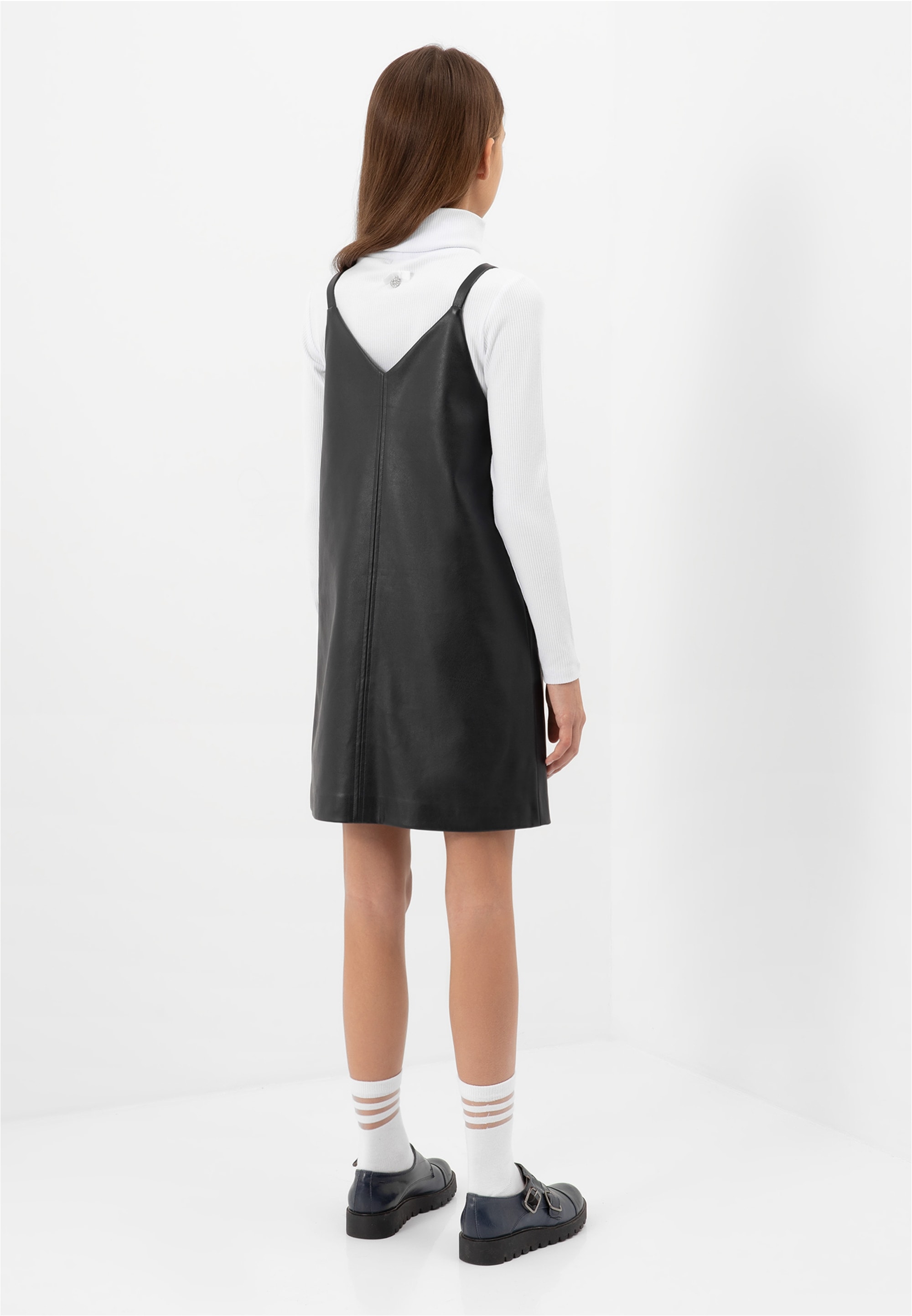 Gulliver Jerseykleid, aus weichem Kunstleder