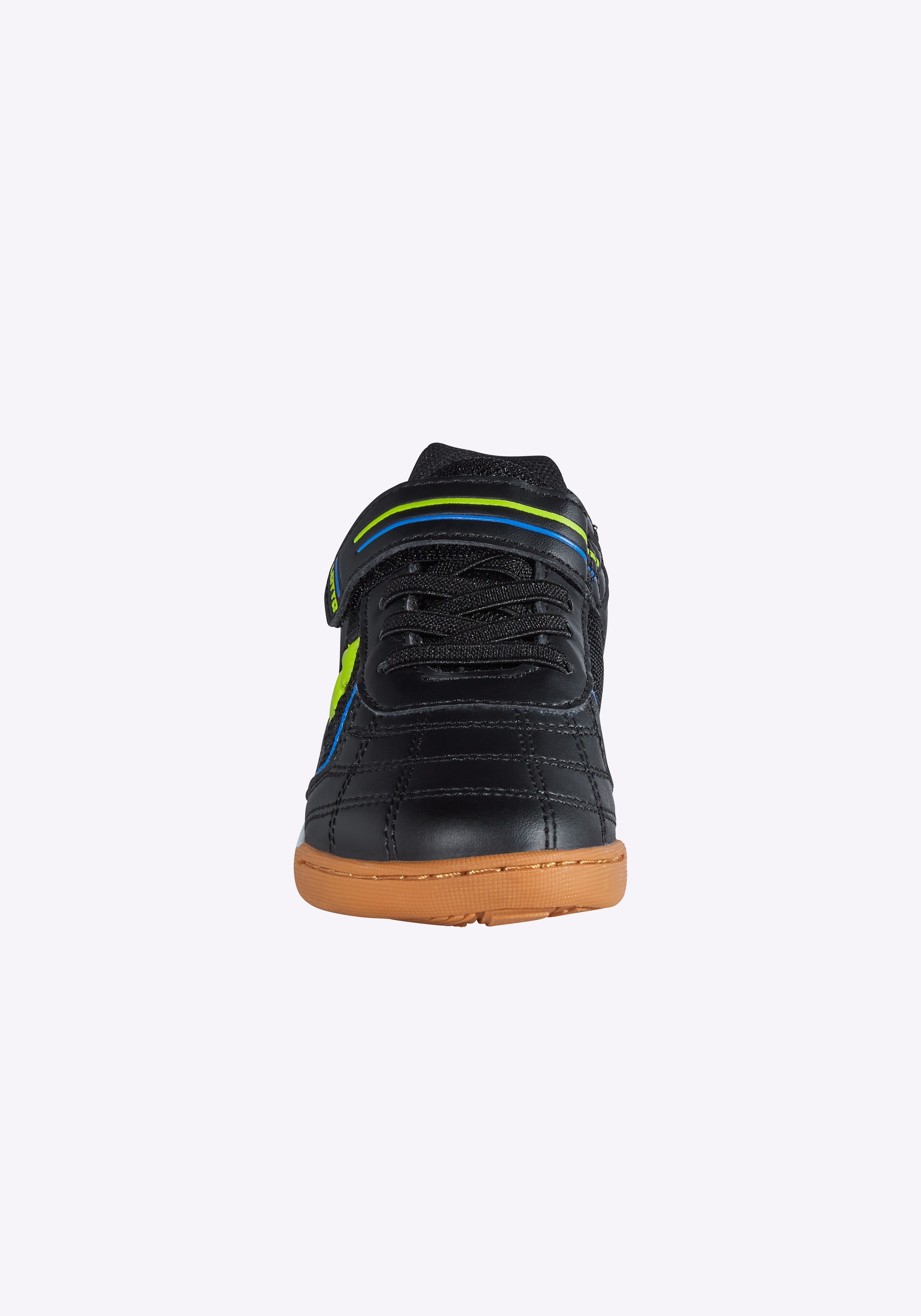 Hallenschuh LOTTO, Mädchen, Gr. 32, schwarz, lime, Mesh, Synthetik, Schuhe Hallenschuh, Indoor Sportschuhe - mit nicht abfärbender Sohle 6