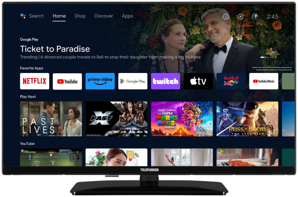 Telefunken QLED-Fernseher »D32Q751X2CW«, Full HD, Android TV-Smart-TV