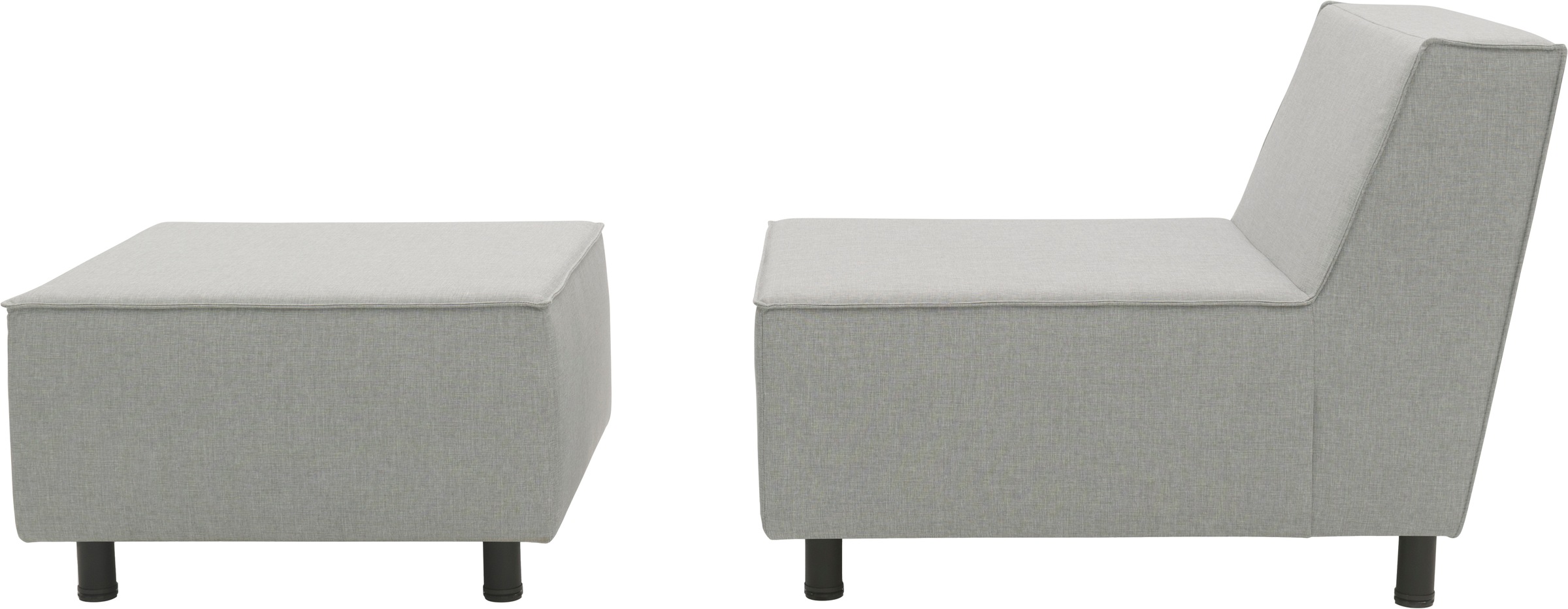 DOMO Collection Sonna Sofa Element Silver 3