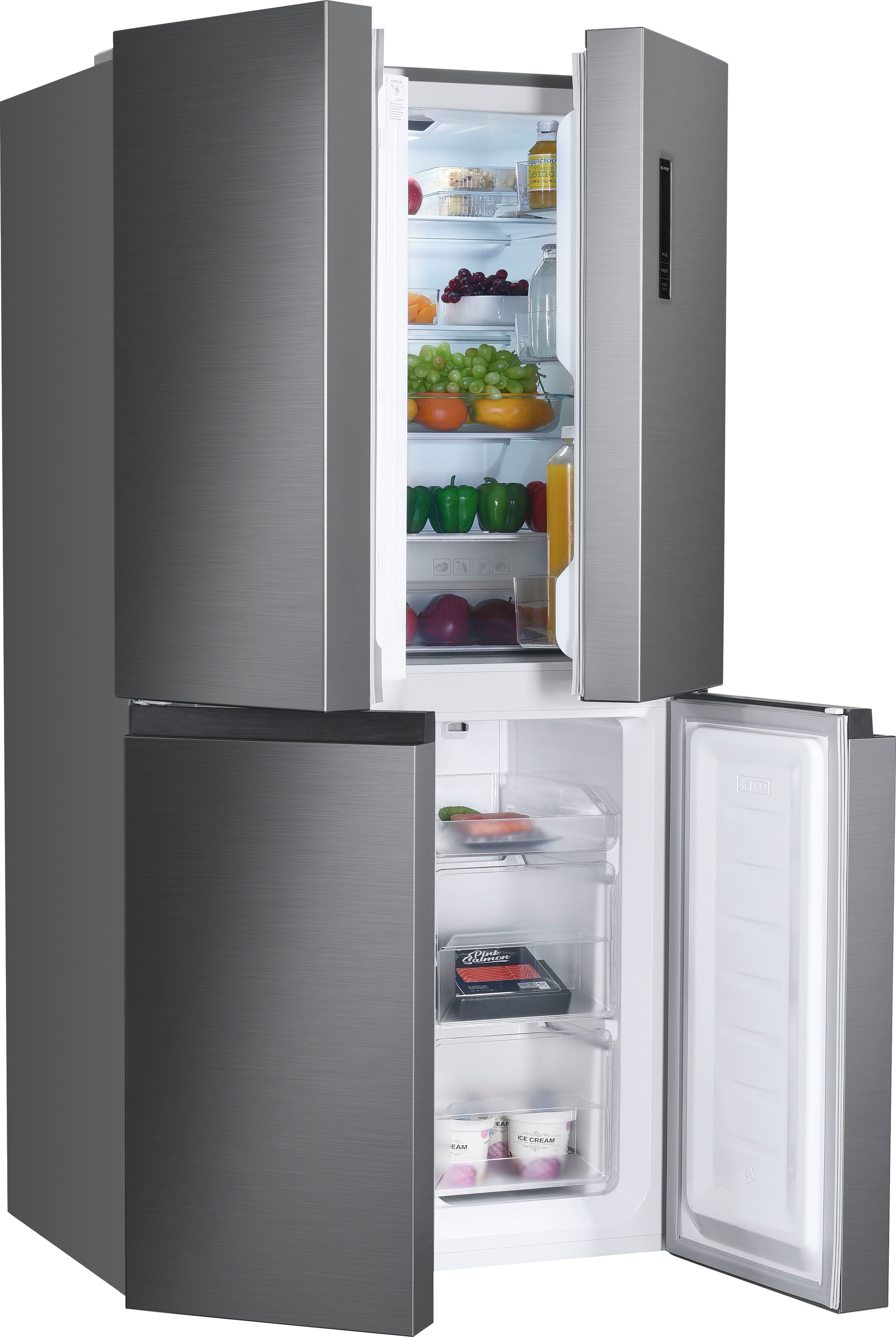 Hanseatic Multi Door "HCDC18080CI" 180 cm hoch 79 cm breit NoFrost, Display günstig online kaufen
