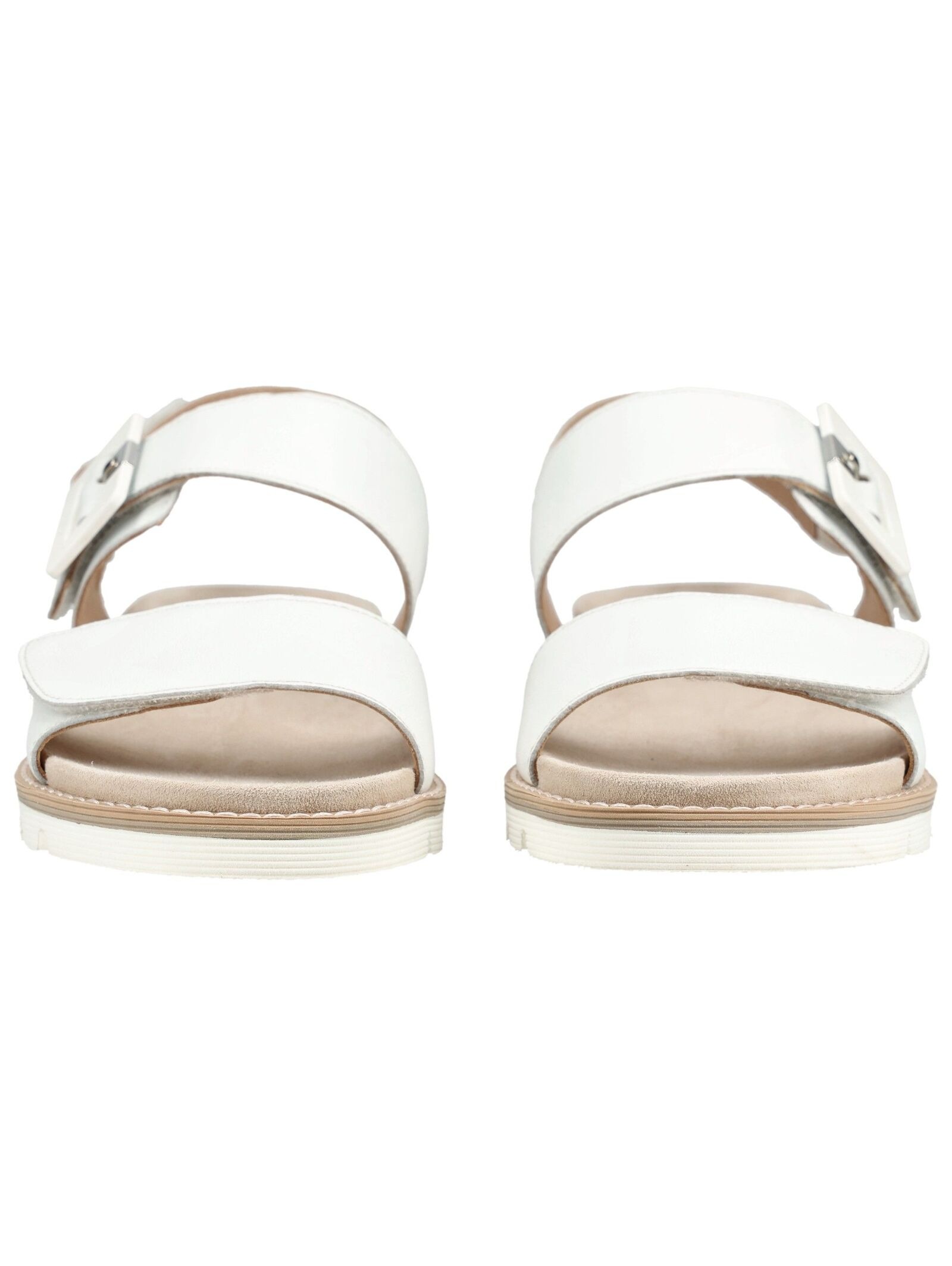 Riemchensandale ARA "Ara Sandalen Leder", Damen, Gr. 37, weiß, Leder, Schuhe Riemchensandale 2