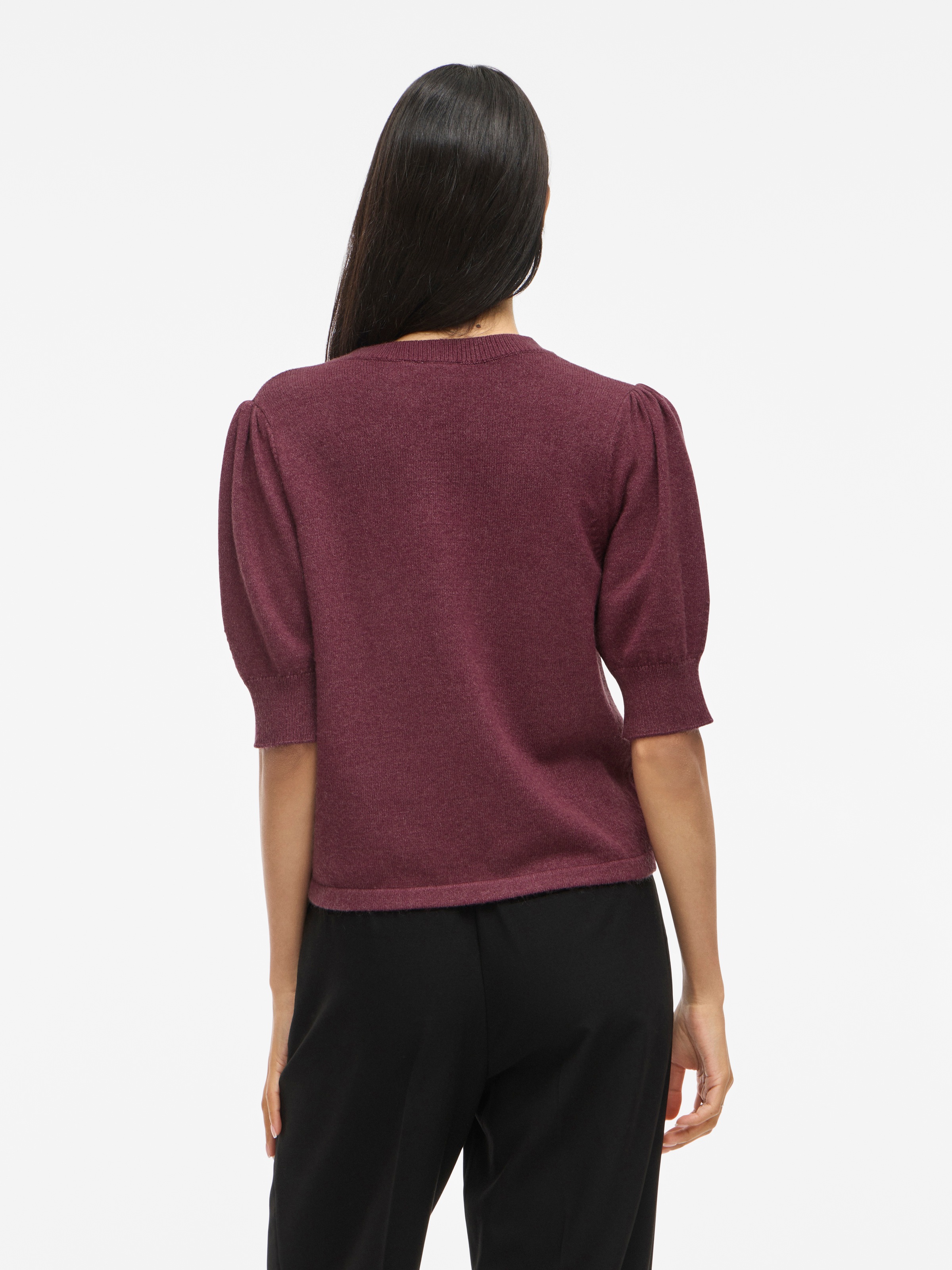 Vila Strickpullover "VIRIL 2/4 SLEEVE O-NECK KNIT TOP - NOOS" günstig online kaufen
