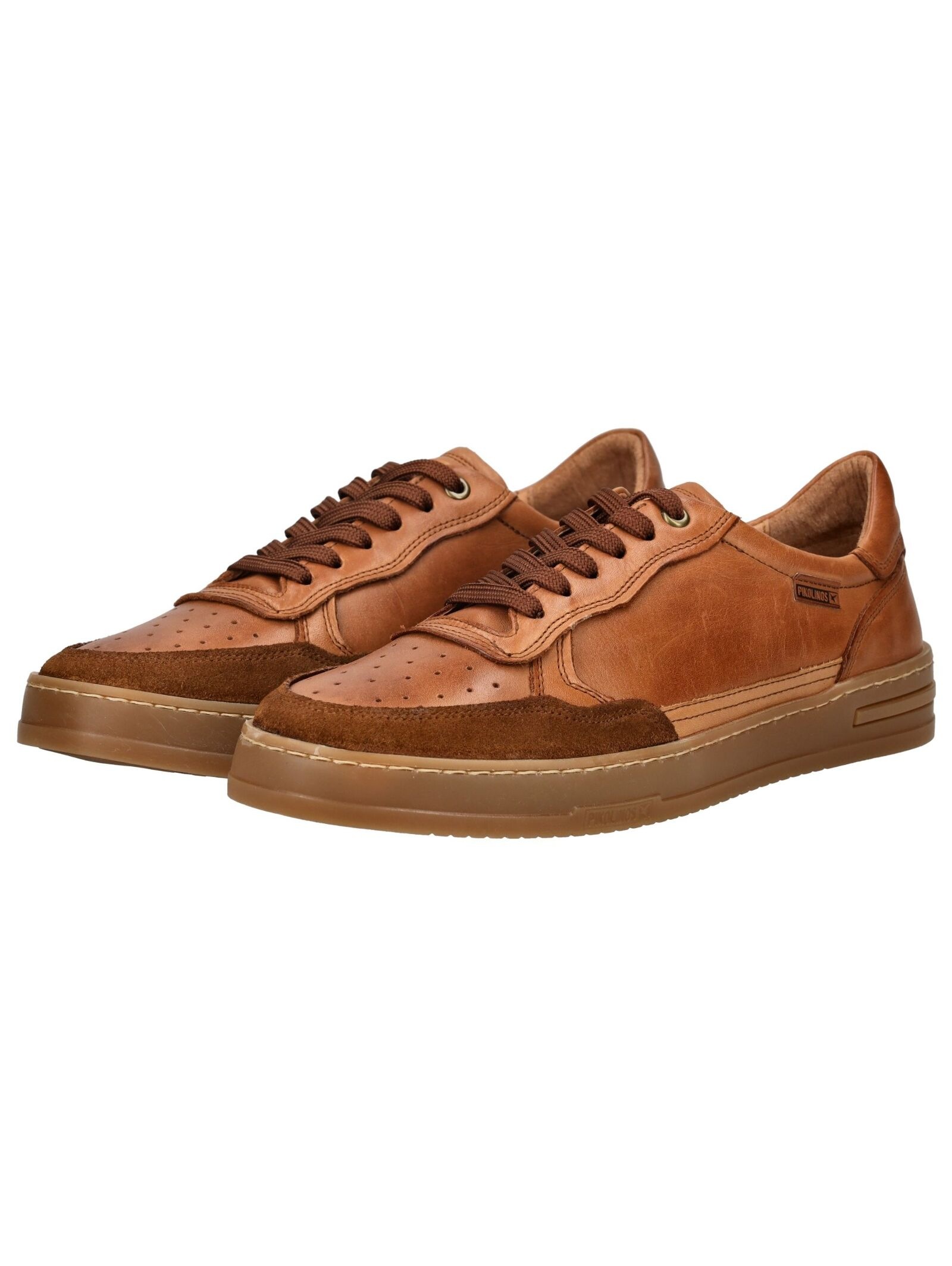 Sneaker PIKOLINOS "PIKOLINOS Sneaker Leder", Herren, Gr. 43, brandy, Leder, Schuhe Sneaker 3