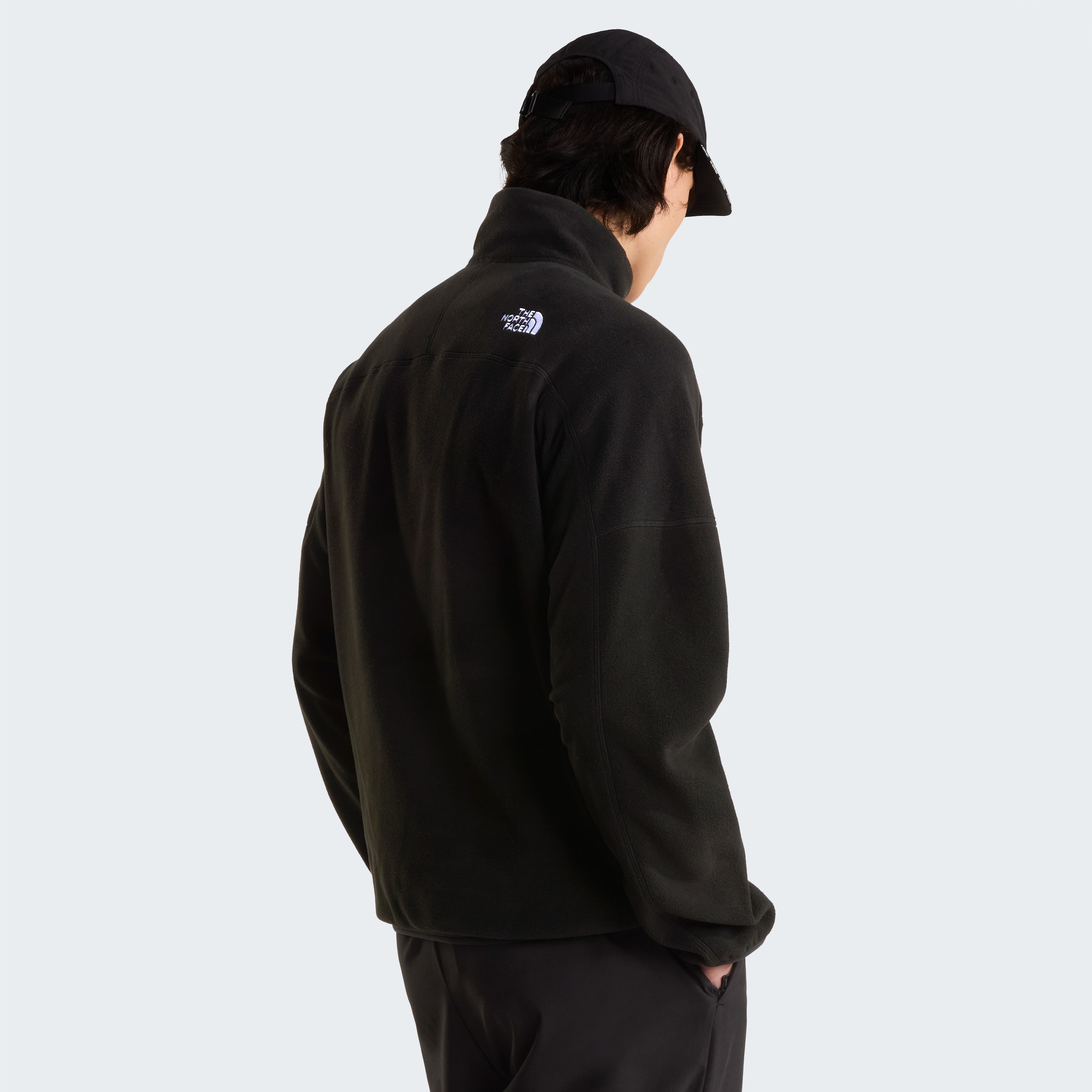 The North Face Sweatshirt »M MOUNTAIN ATHLETICS GLACIER 1/4 ZIP FL«, mit angesetzten Bündchen an Ärmeln und Saum, aus Polyester
