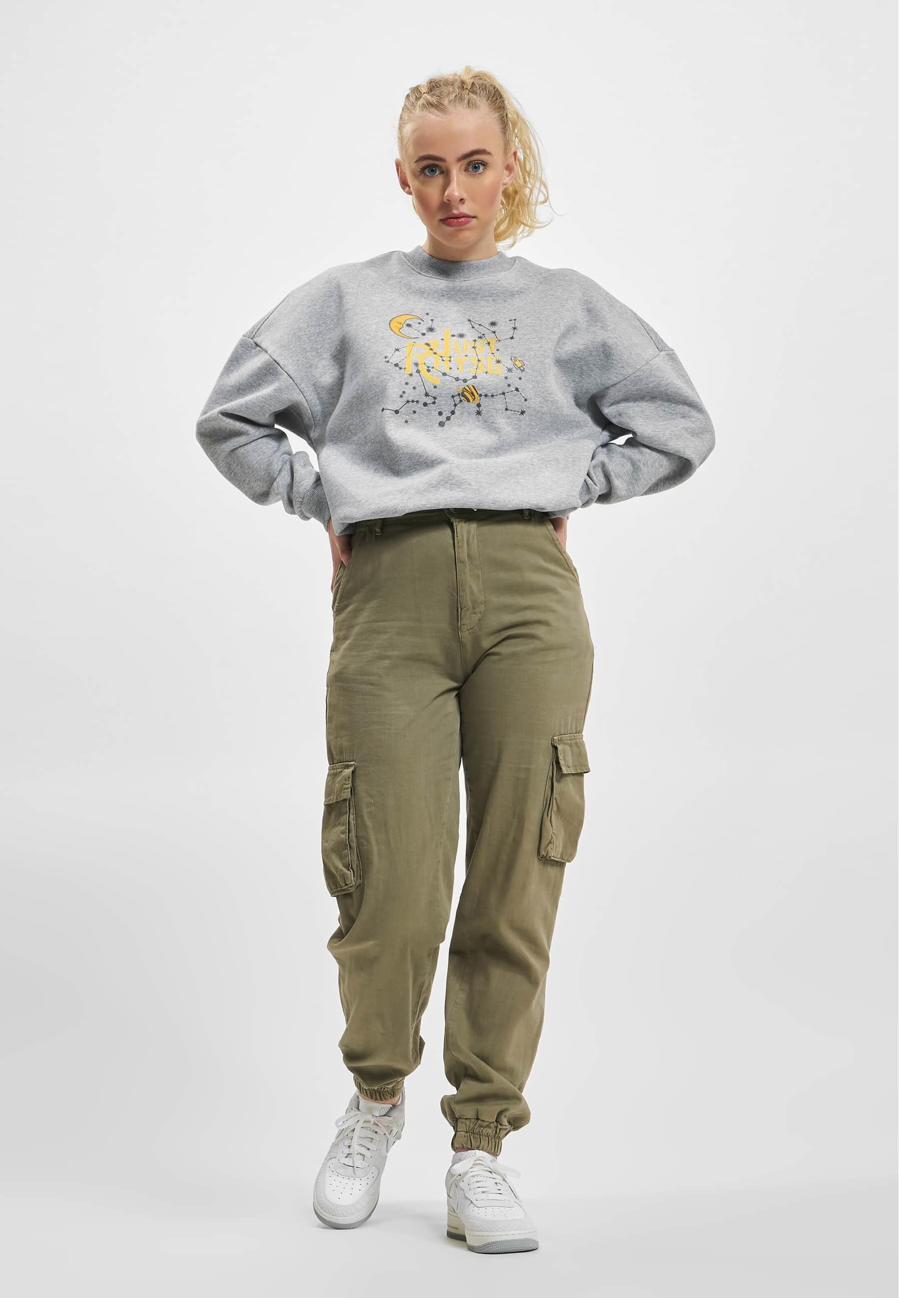 Just Rhyse Sweater »Just Rhyse Damen Just Rhyse Stars Crewneck«, 1 Stk.
