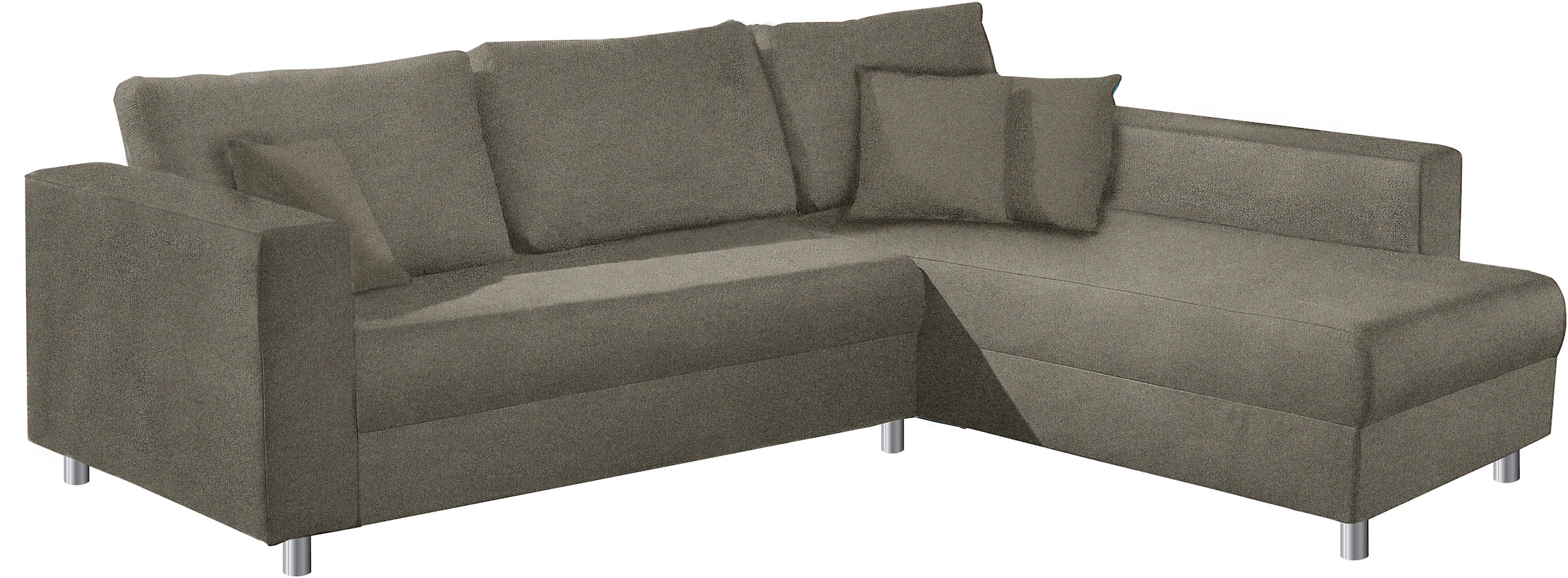 INOSIGN Ecksofa »153«, Inkl. Schlaffunktion und großen Strauraum