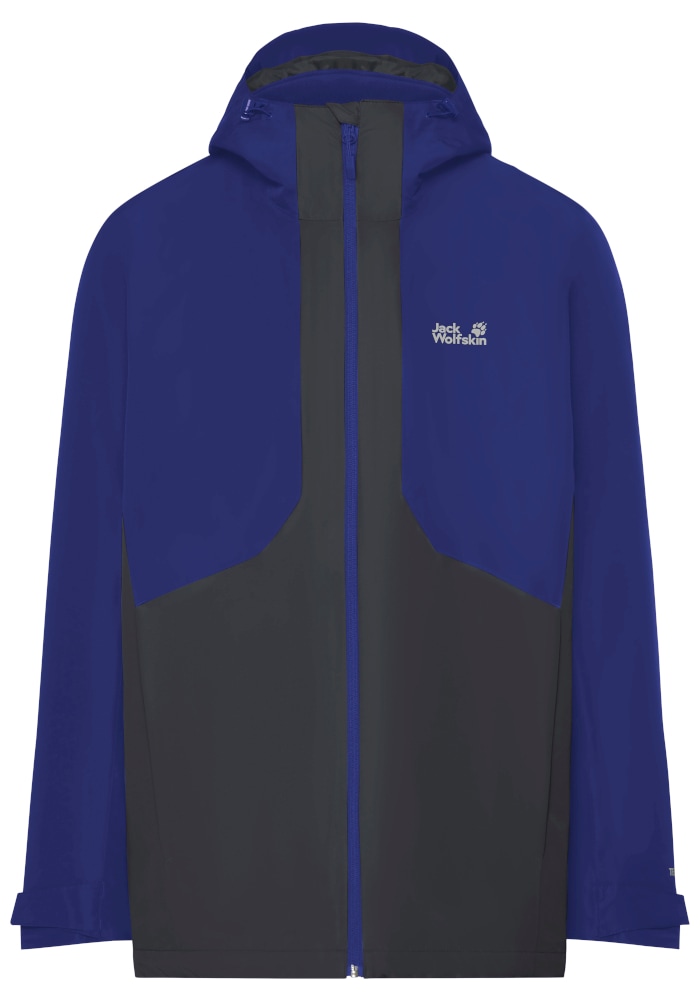 Jack Wolfskin 3-in-1-Funktionsjacke »STONETRAIL 3IN1 JKT M« mit Kapuze 3-in-1 Jacke, wasserdicht, warm und atmungsaktiv