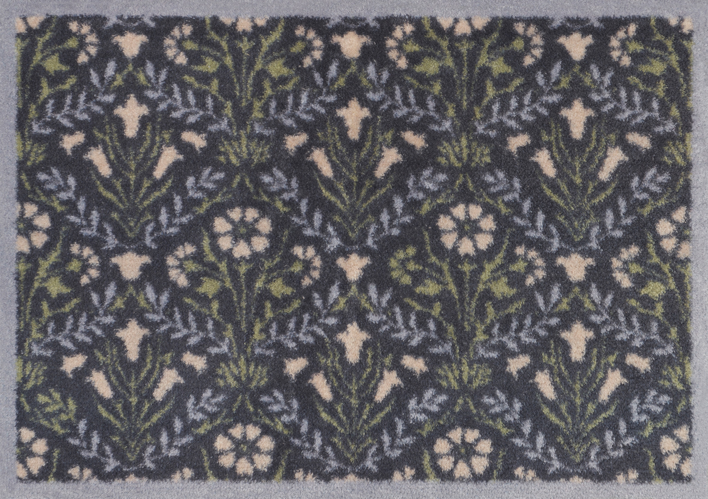 Turtle Mat Fußmatte "Bellflower Blue" rechteckig 9 mm Höhe