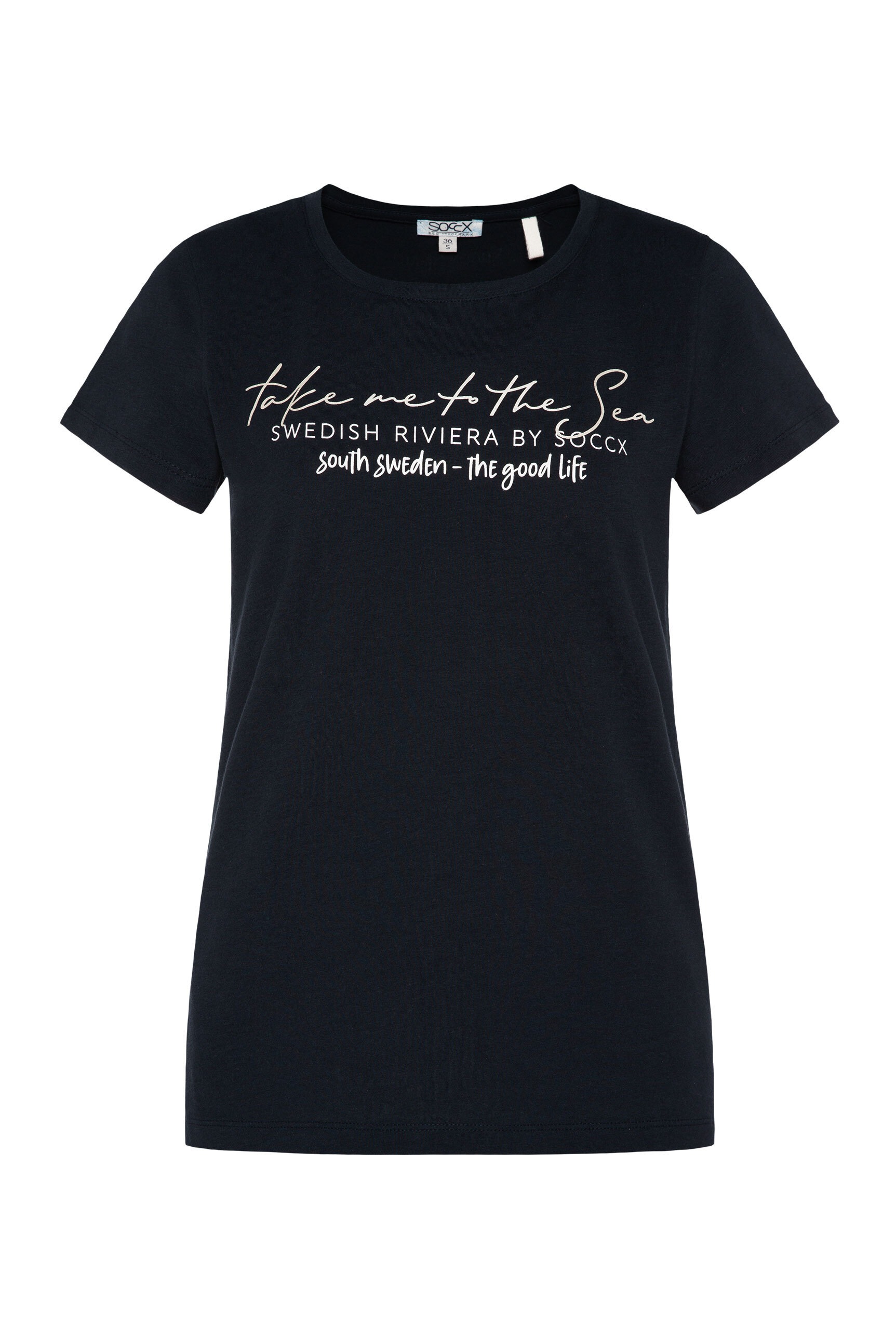SOCCX Rundhalsshirt aus Baumwolle