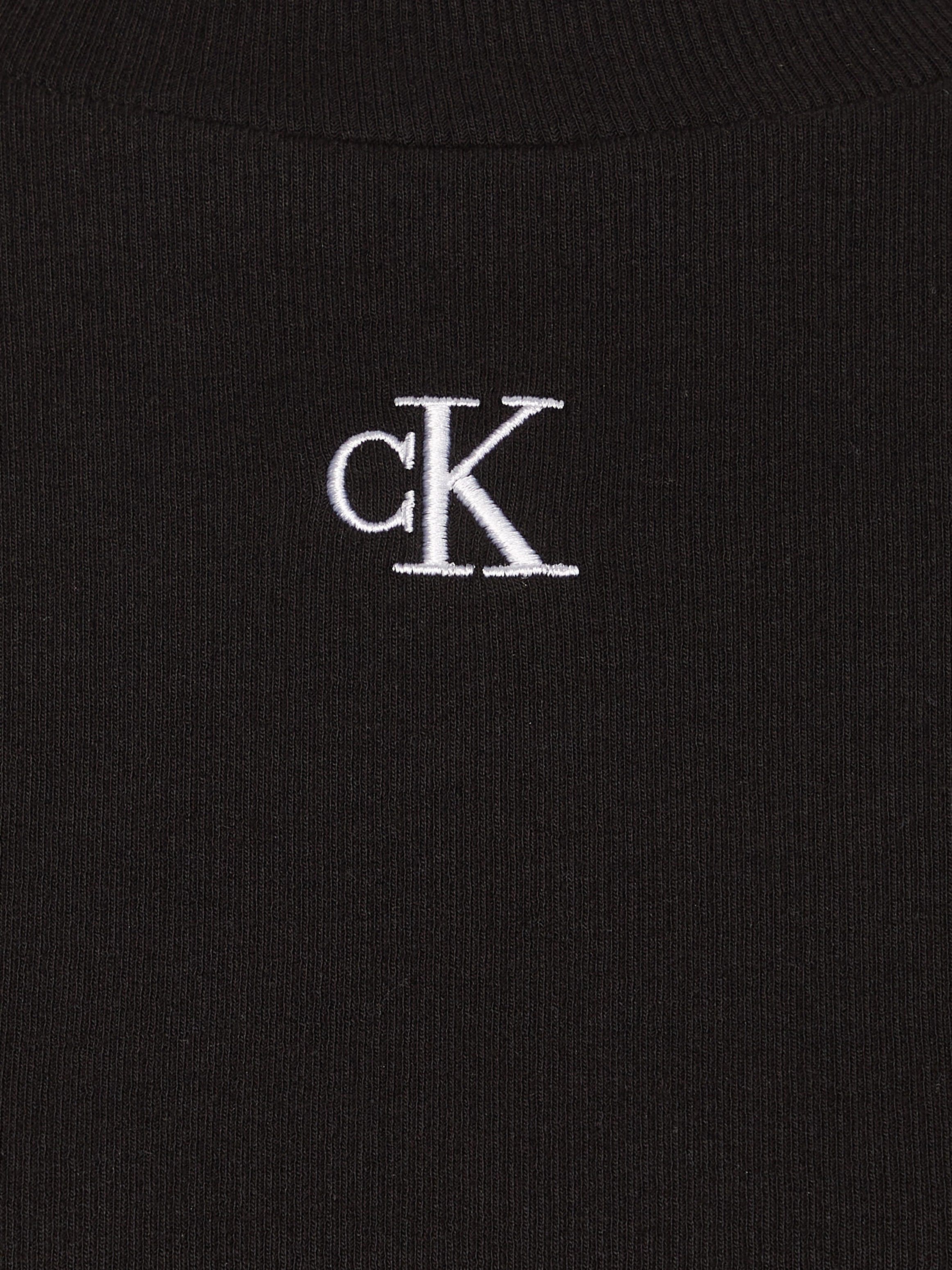 Calvin Klein Jeans T-Shirt »CK RIB BABY TEE«, in kurzer Form