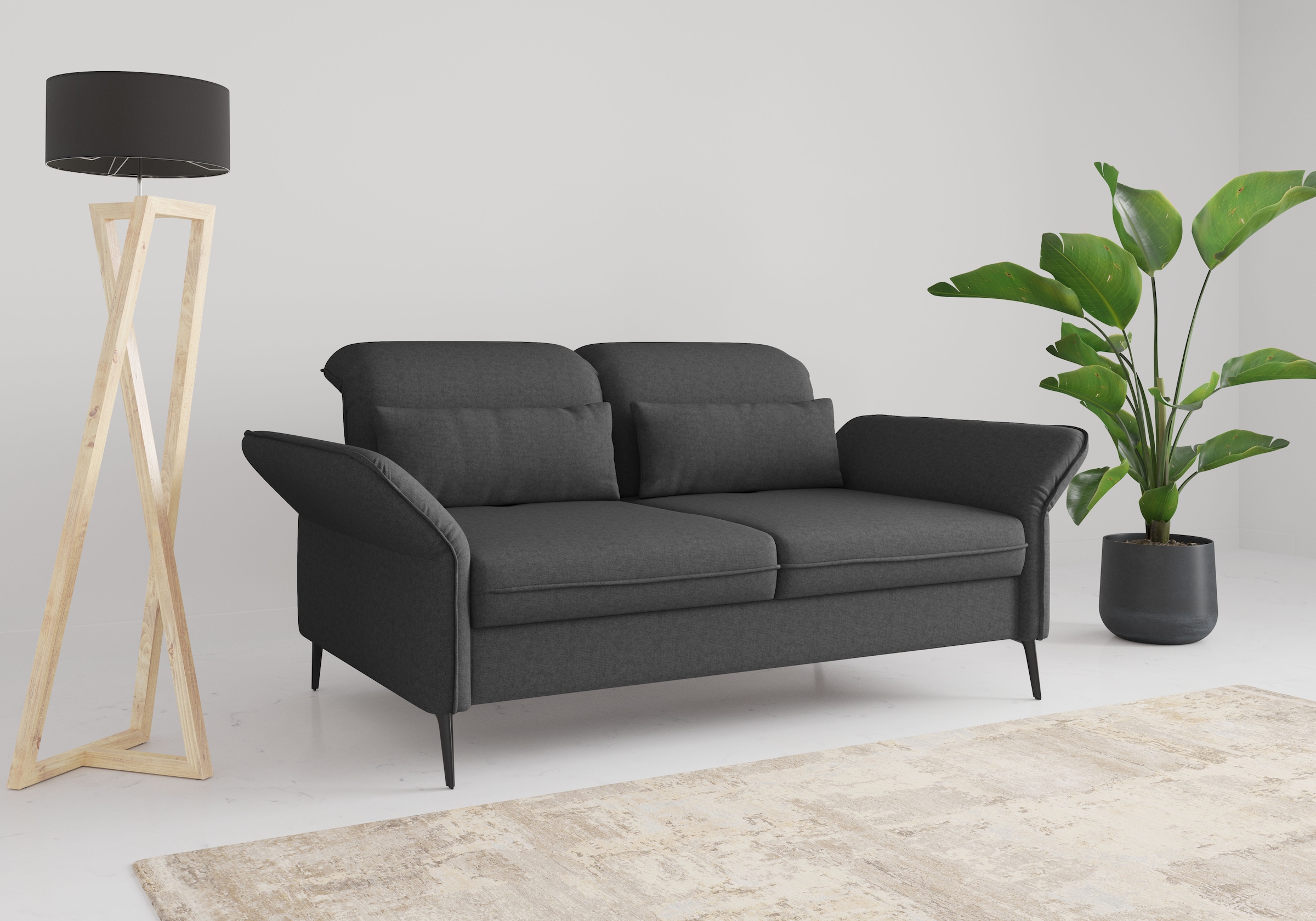 sit&more 3-Sitzer "Emely", mit Sitztiefenverstellung, optional mit Bettfunk günstig online kaufen