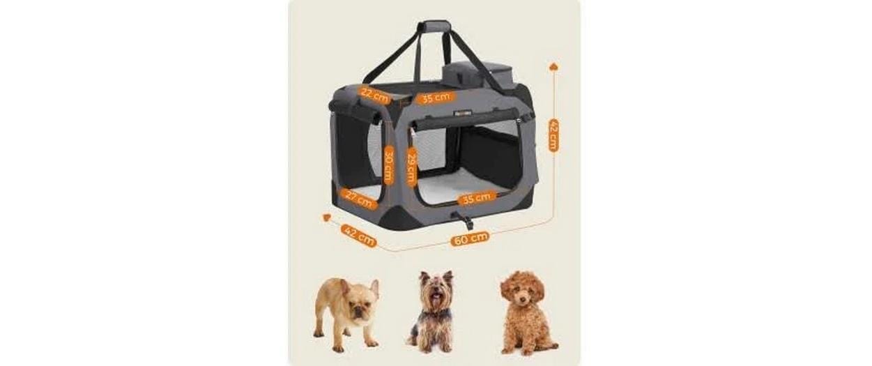 FEANDREA Tiertransportbox »für Hunde & Katzen S« bis 11 kg
