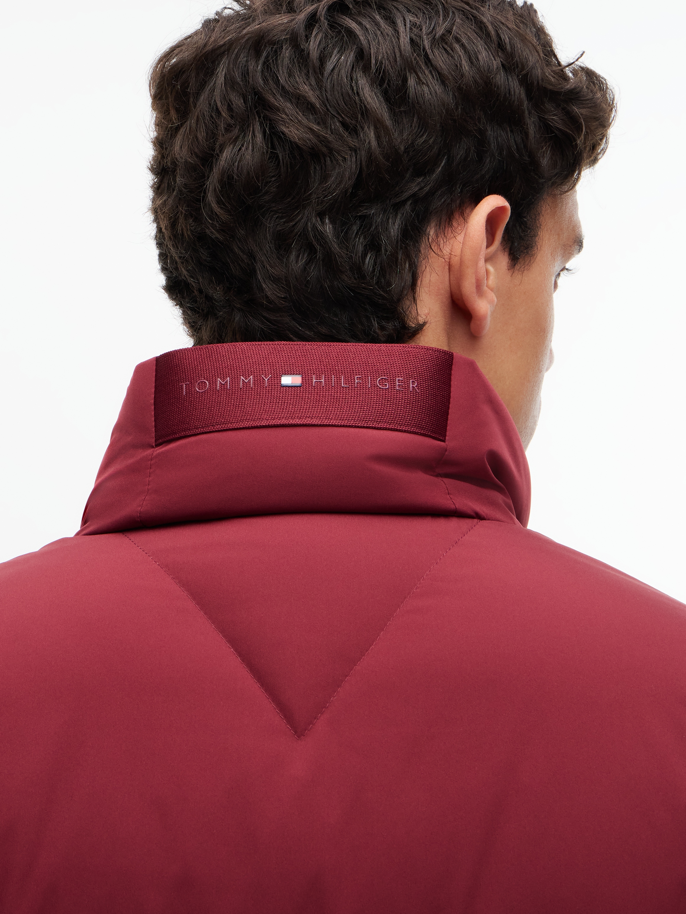 Tommy Hilfiger Steppjacke »DOWN STAND PUFFER JKT« mit Logo-Patch