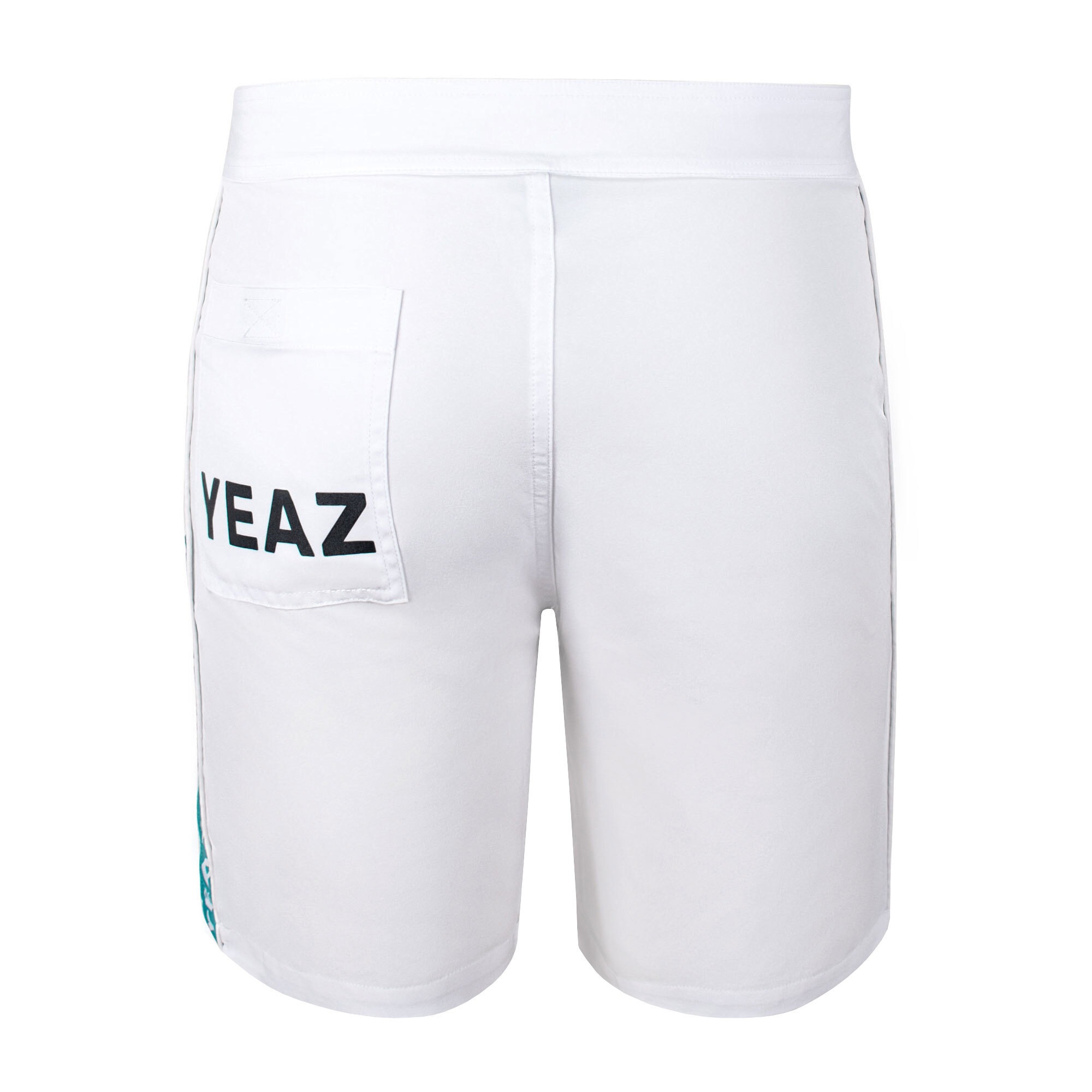 Badeshorts YEAZ "Badeshorts DAVEY", Herren, Gr. L, US, weiß, Obermaterial: 92% Polyester PES. 8% Elasthan EL., Badehosen Badeshorts 2