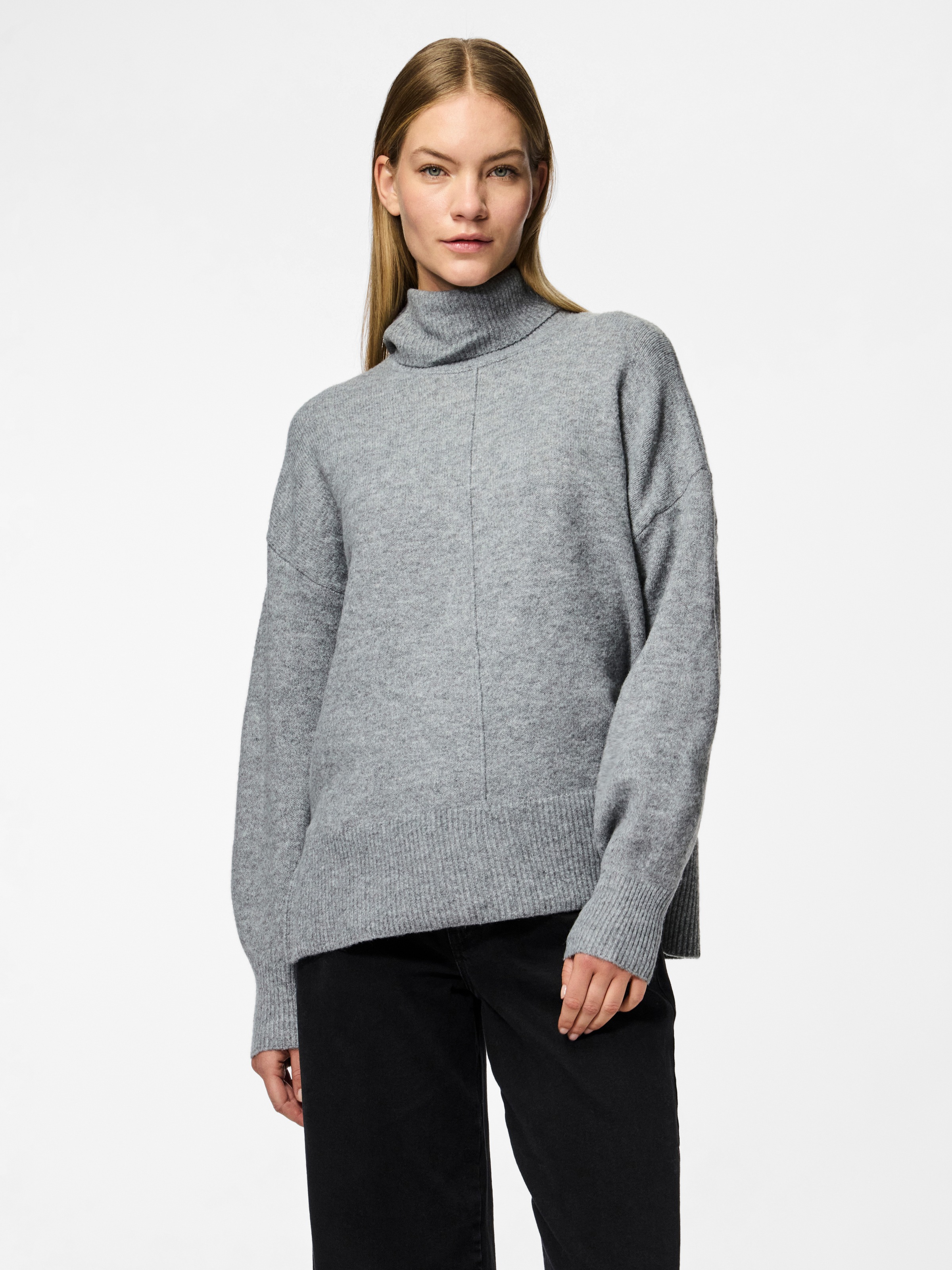 pieces "PCMALOU LS ROLLNECK KNIT NOOS BC" günstig online kaufen